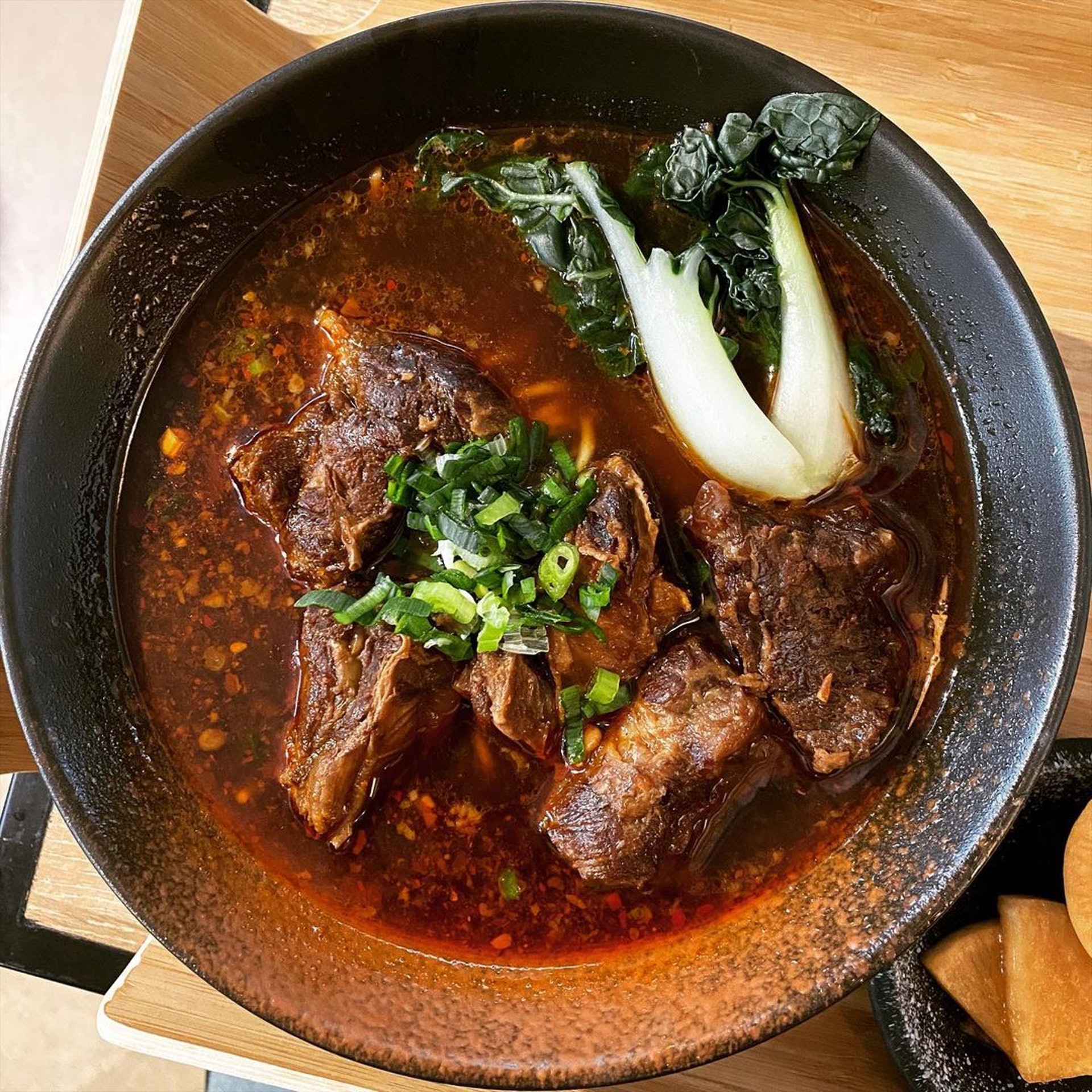 麻辣牛肉麵售$78。(derekc@instagram) 麻辣牛肉麵售$78。(derekc@instagram)