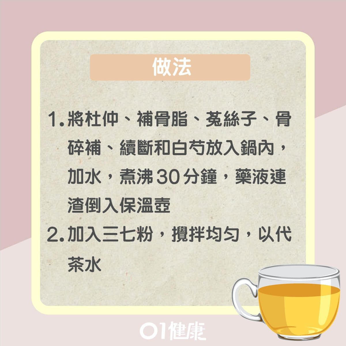 杜仲壯筋續骨療傷茶（01製圖）