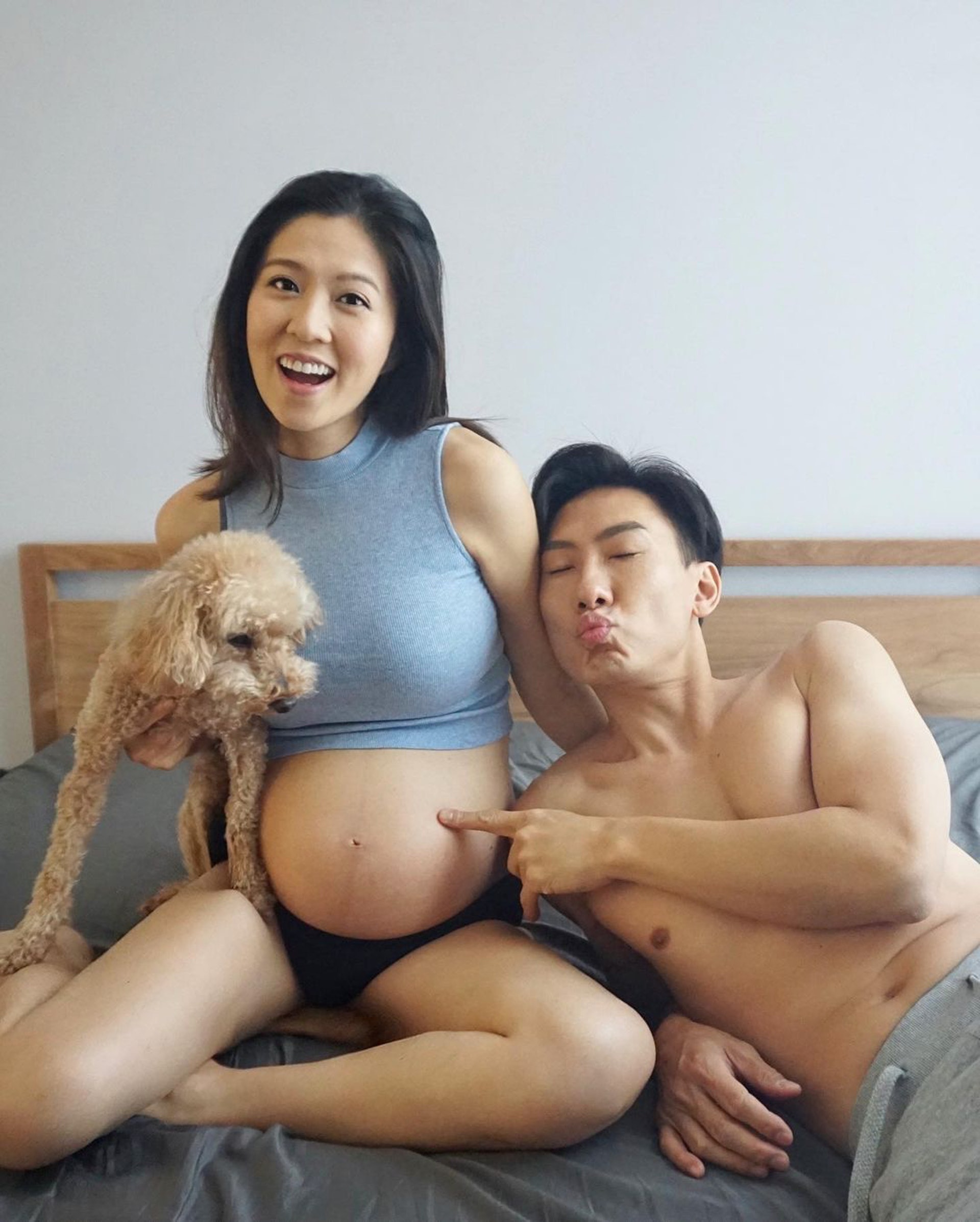 35歲的關宛珊箕丈夫Patrick sir林溥來就嚟由三口變四口之家。(IG:@patrick_sir_on_air) 35歲的關宛珊箕丈夫Patrick sir林溥來就嚟由三口變四口之家。(IG:@patrick_sir_on_air)