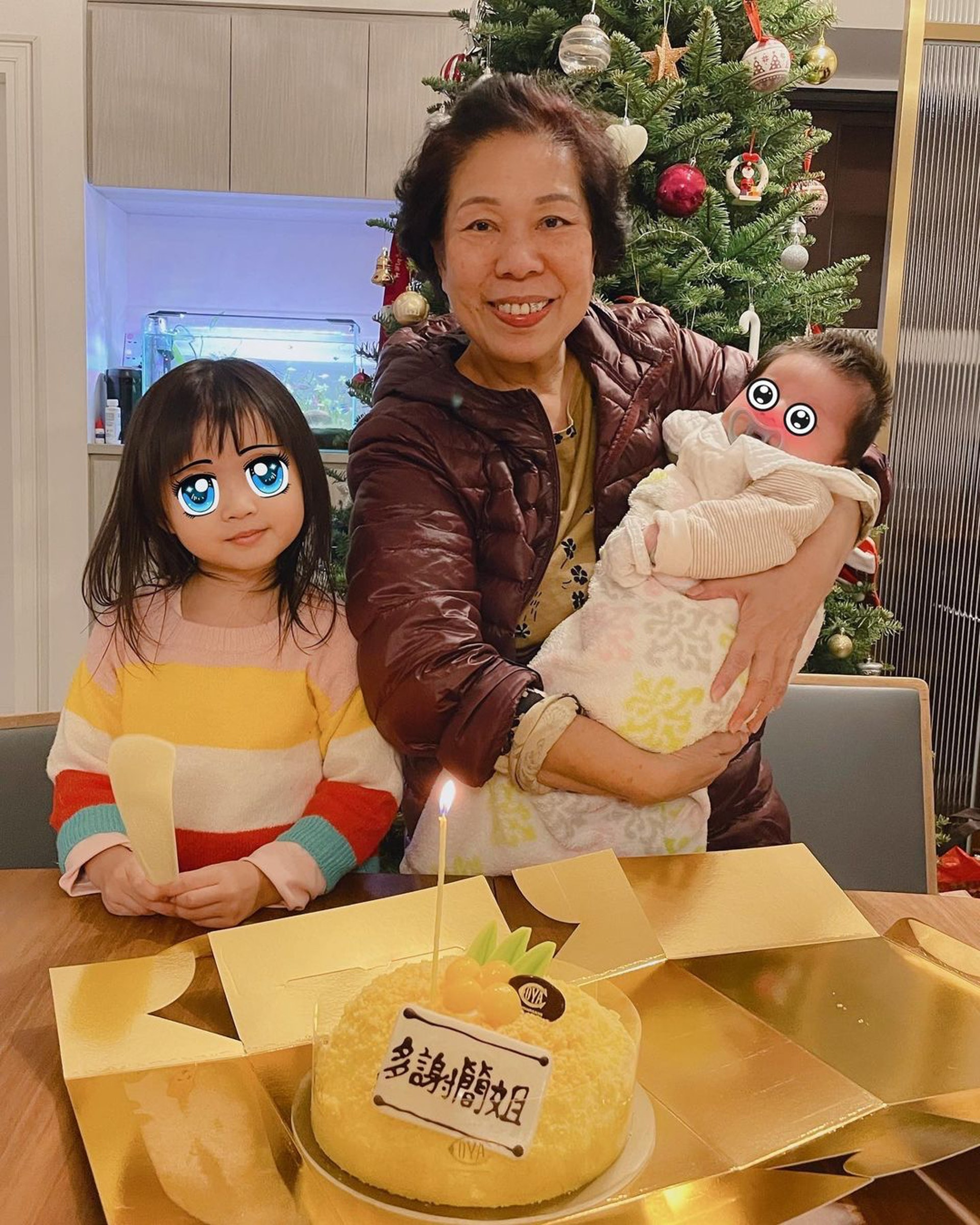 吳若希分享自己的陪月員的照片,大讚只有她「湊得掂」2個仔女。(吳若希ig) 吳若希分享自己的陪月員的照片,大讚只有她「湊得掂」2個仔女。(吳若希ig)