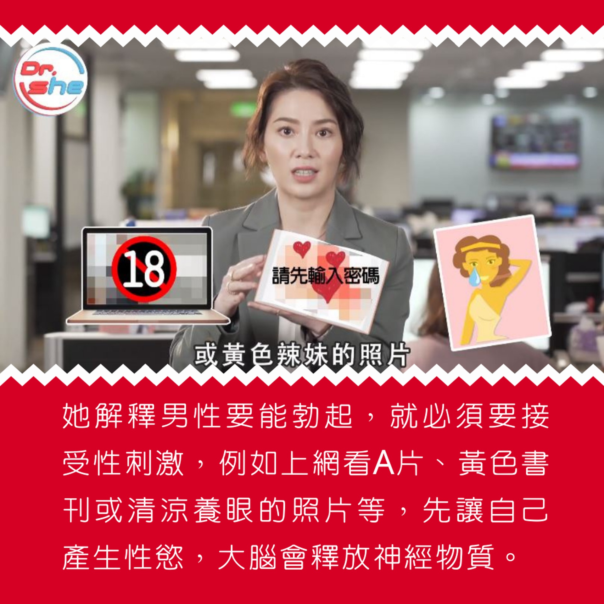 美女醫生從勃起破解偉哥迷思(01製圖/影片截圖) 美女醫生從勃起破解偉哥迷思(01製圖/影片截圖)