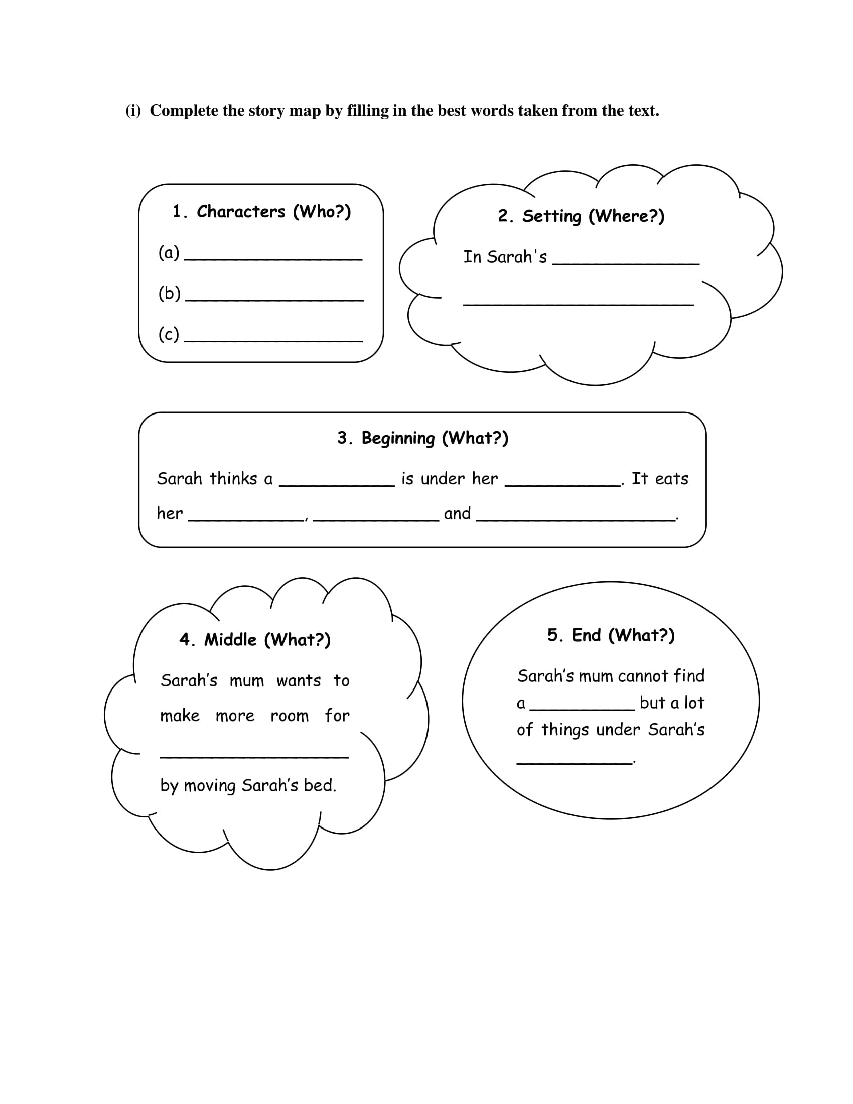 英文工作紙 初階閱讀理解練習篇免費下載在家做