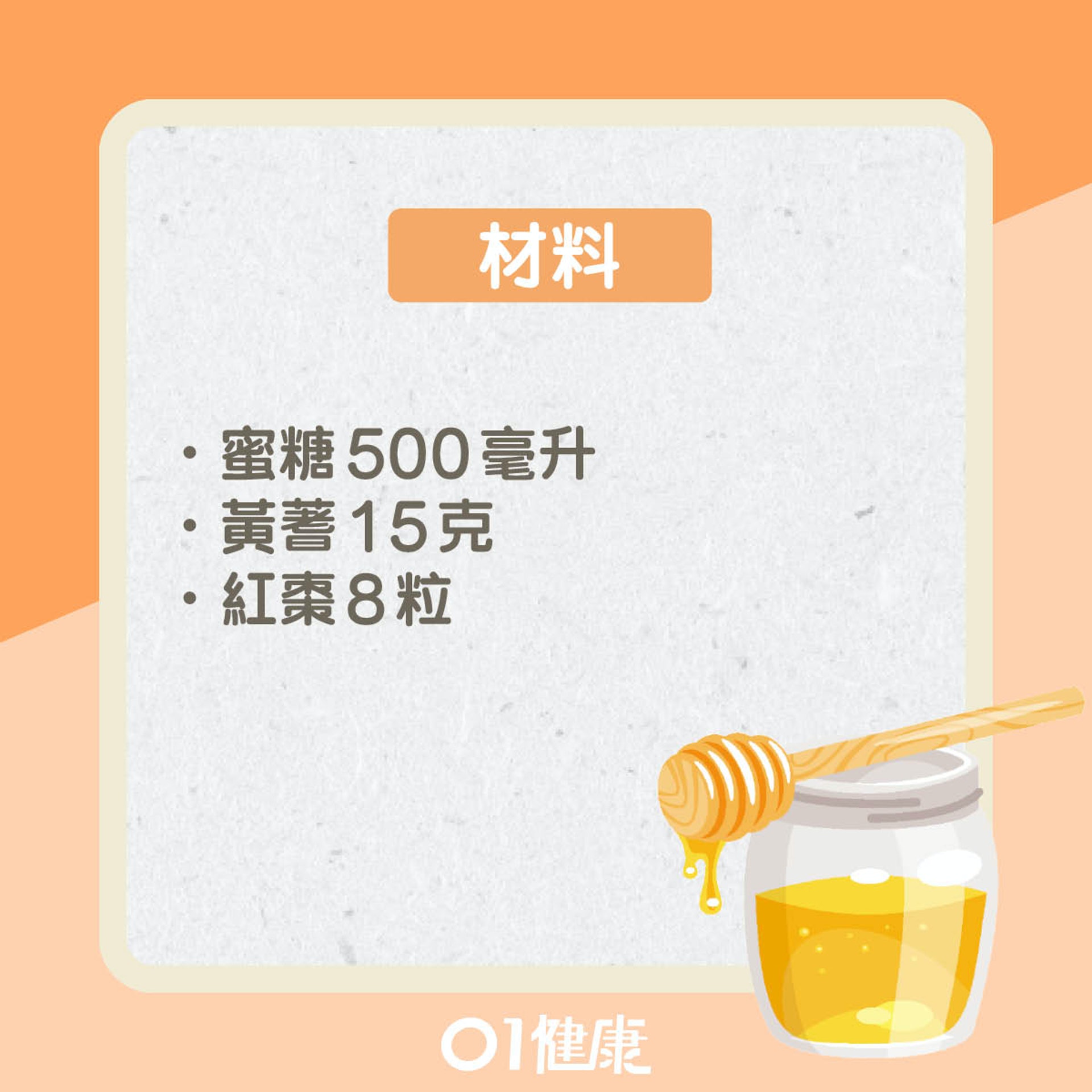 蜜黃蓍紅棗茶（01製圖）