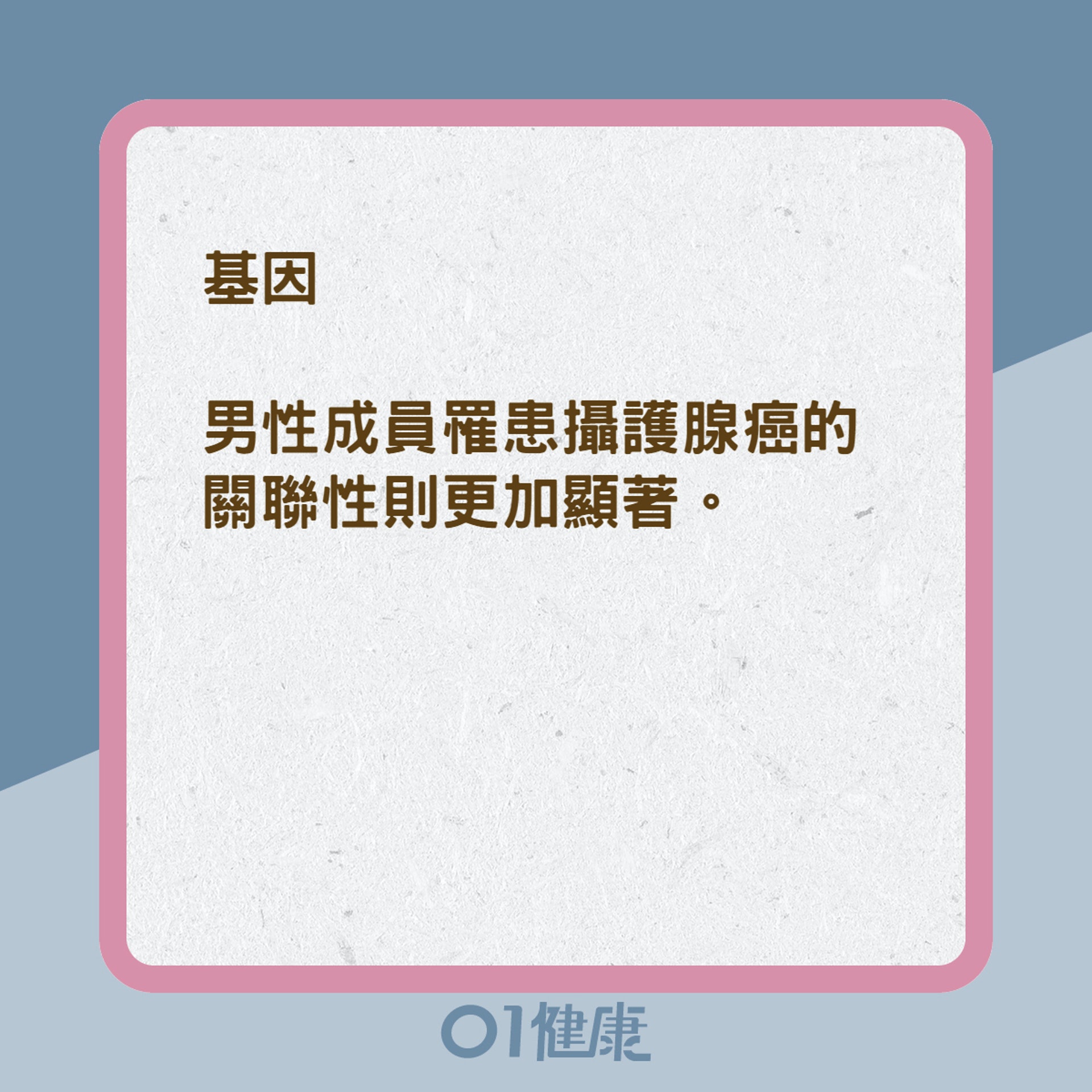 造成攝護腺癌的風險(01製圖) 造成攝護腺癌的風險(01製圖)