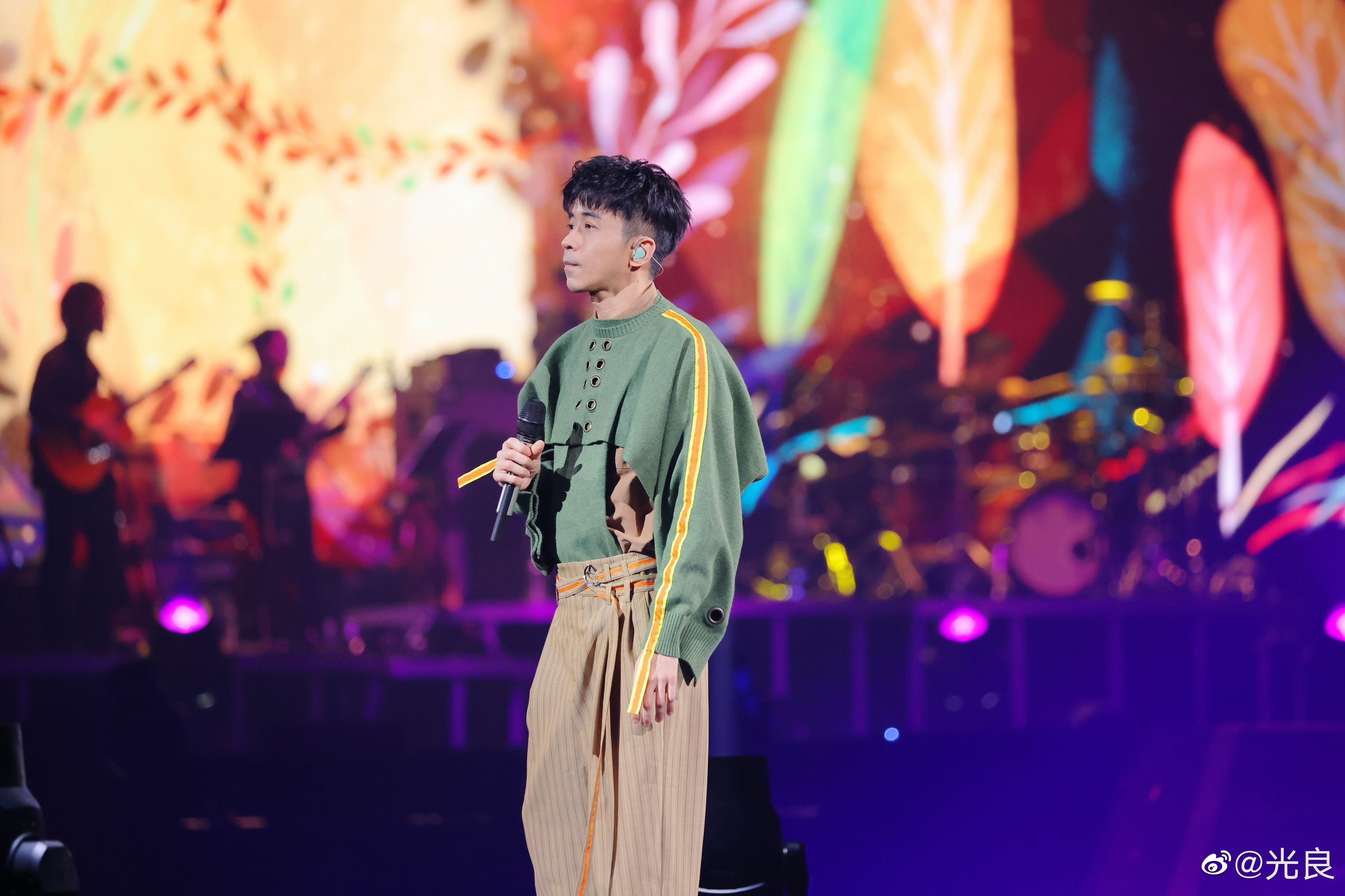 光良近日在台北小巨蛋開演唱會。（光良微博圖片）