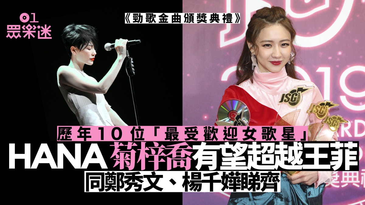 10位女歌星曾在《勁歌》總選稱后　容祖兒得獎次數最多無人能及