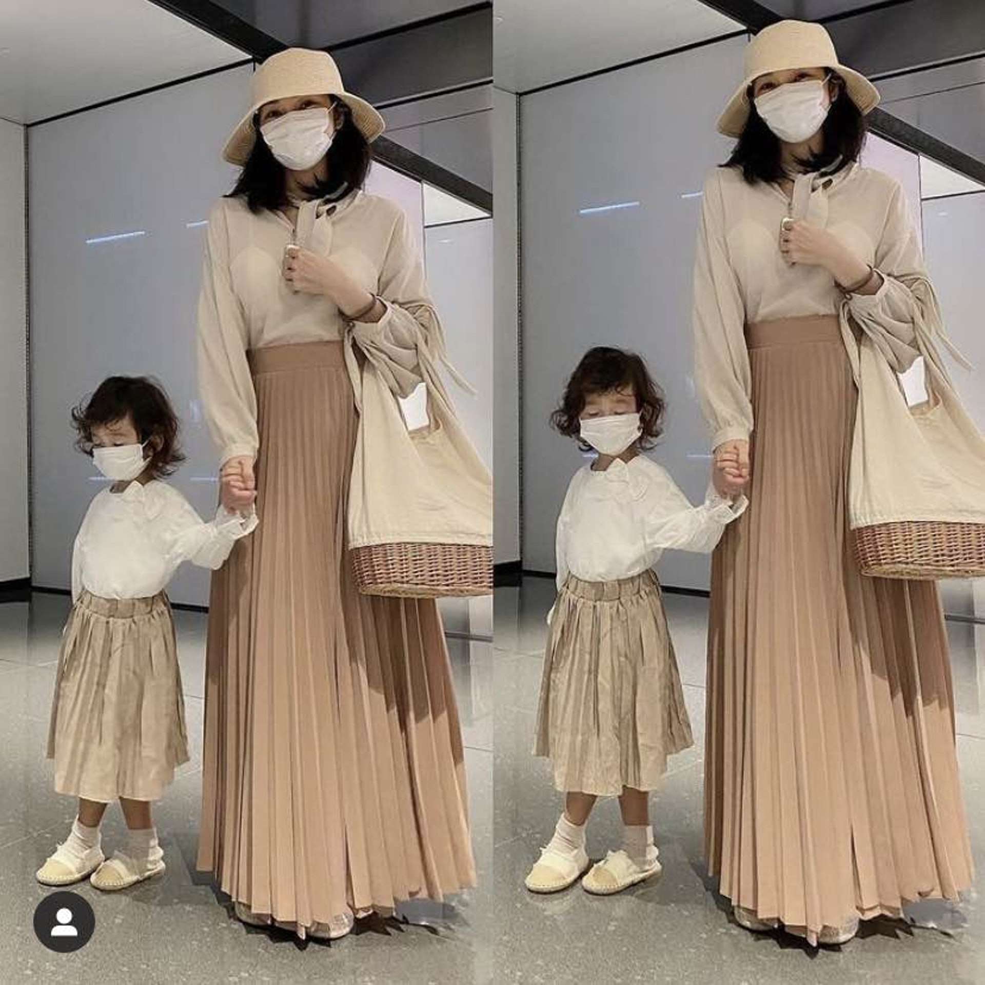 謝安琪和女兒。(張繼聰IG圖片) 謝安琪和女兒。(張繼聰IG圖片)