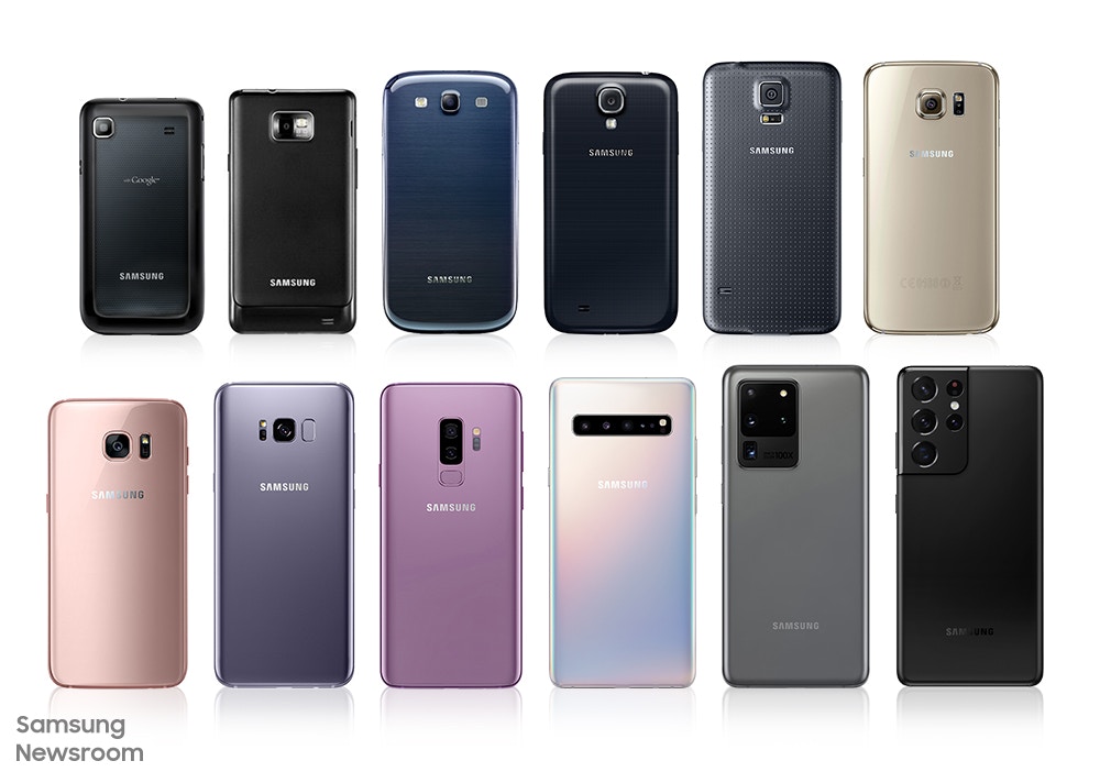 由 2010 年起，總計 11 年時間，Samsung 就推出了多達 12 代的 Galaxy S 系列手機，連計新近代數的複數型號，Samsung Galaxy S 系列其實已有 20 多部不同型號（圖 Samsung）