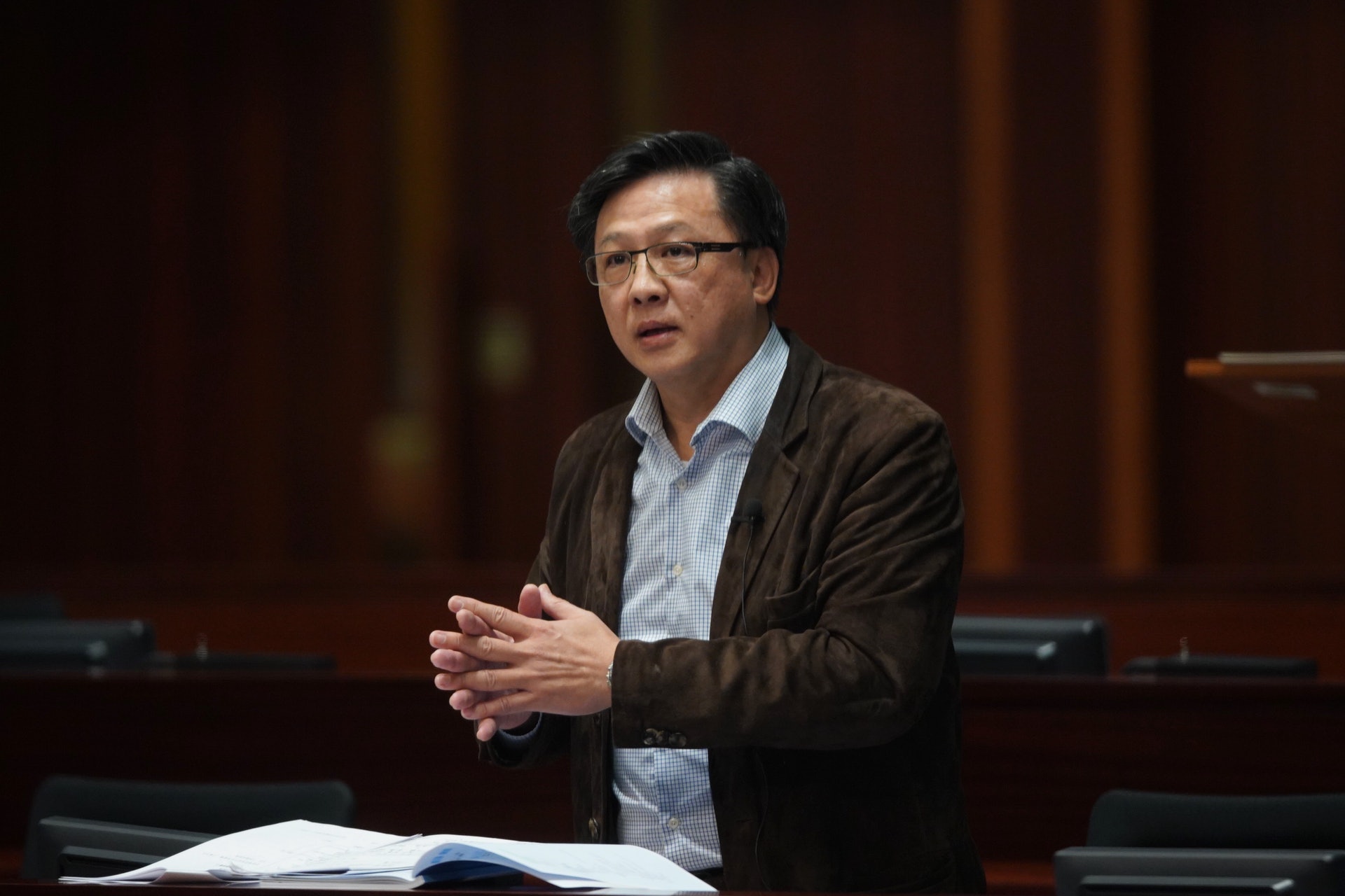 1月21日,立法會繼續辯論《施政報告》致謝動議。(鄭子峰攝) 1月21日,立法會繼續辯論《施政報告》致謝動議。(鄭子峰攝)