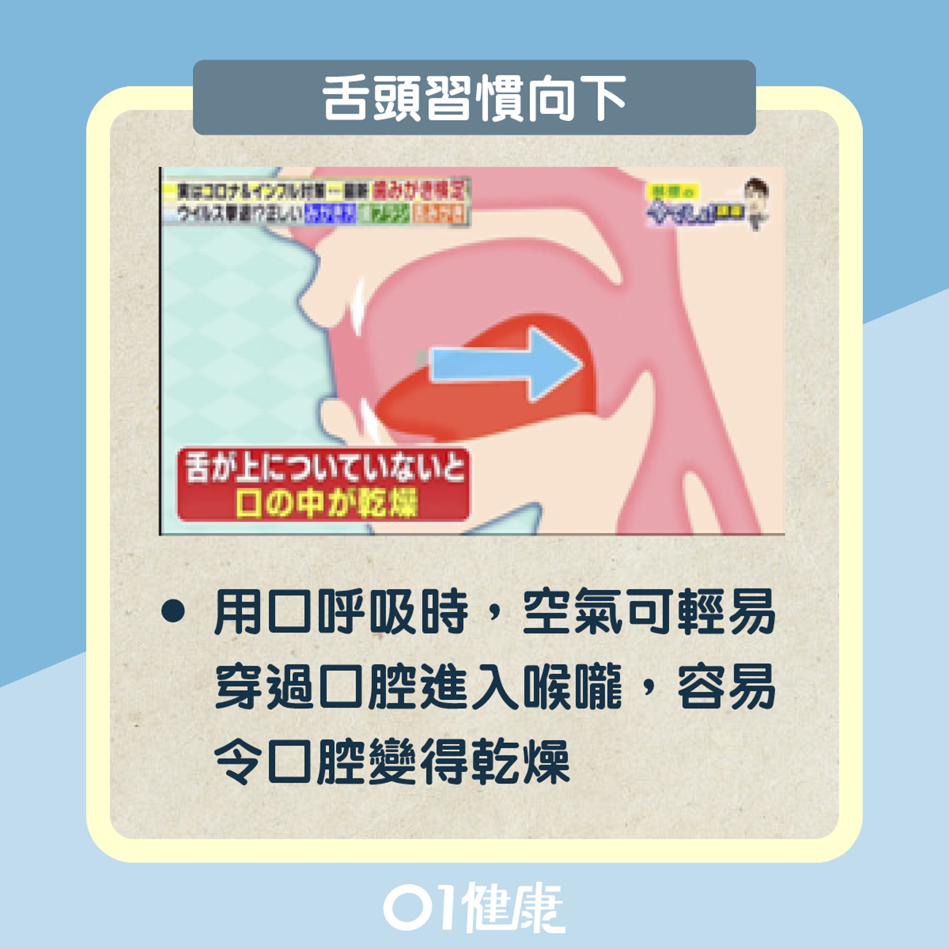 看舌頭知口腔多少細菌?(01製圖) 看舌頭知口腔多少細菌?(01製圖)