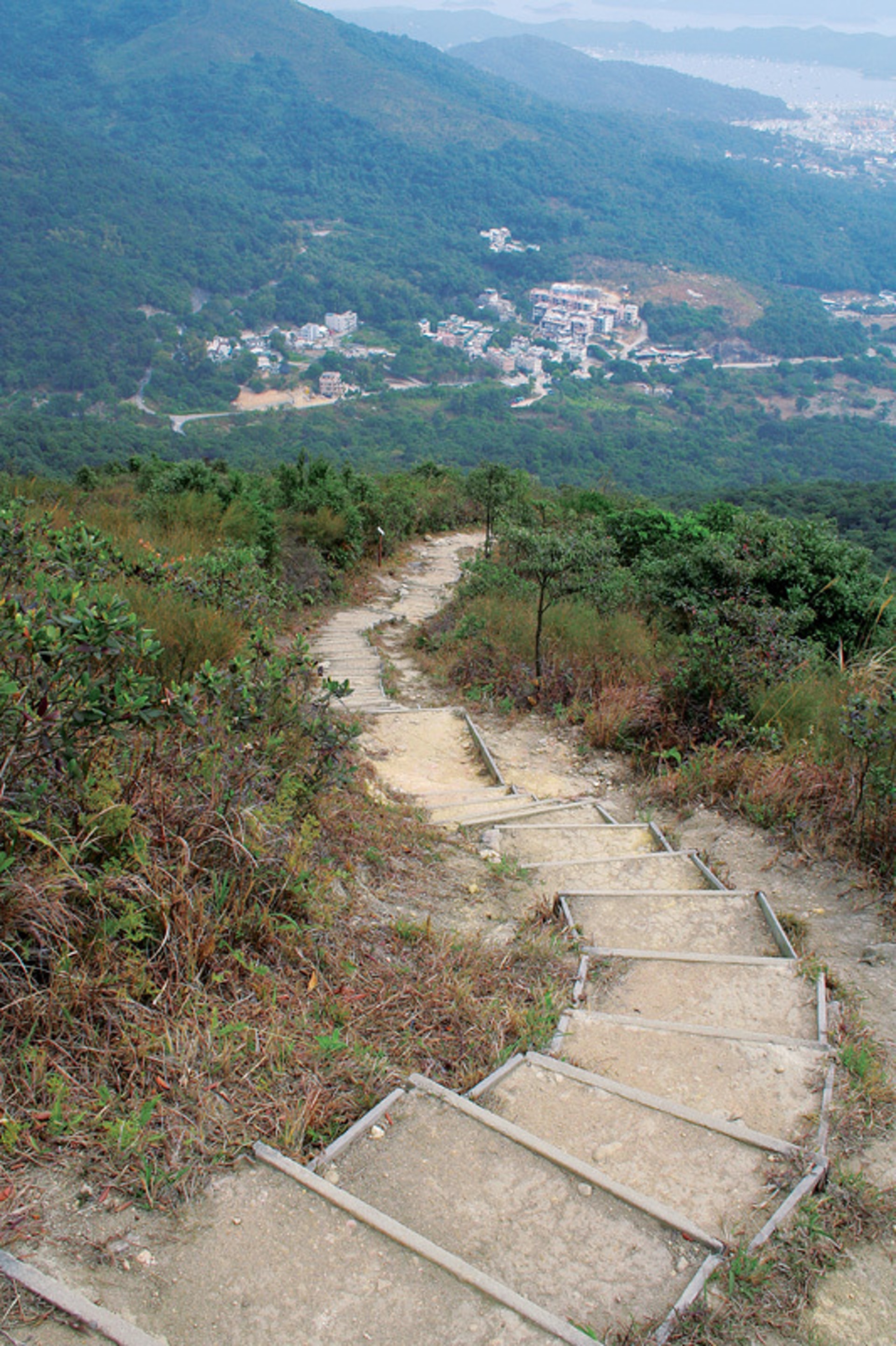 登山路上回望西貢(野外動向授權使用) 登山路上回望西貢(野外動向授權使用)