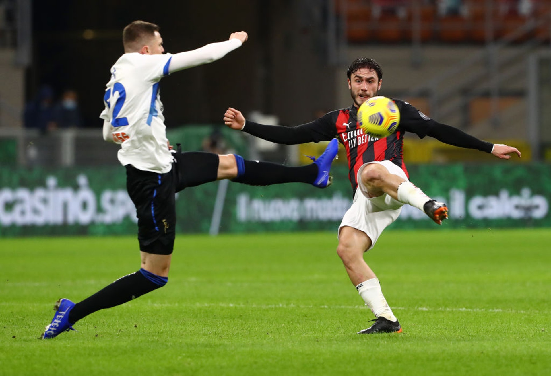 意甲:AC米蘭0:3阿特蘭大。(Getty Images) 意甲:AC米蘭0:3阿特蘭大。(Getty Images)