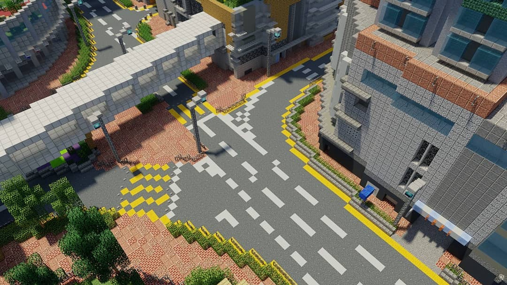 Minecraft版坑口!(圖片由「Build The Earth:Team Hong Kong - Macau」Facebook專頁授權) Minecraft版坑口!(圖片由「Build The Earth:Team Hong Kong - Macau」Facebook專頁授權)
