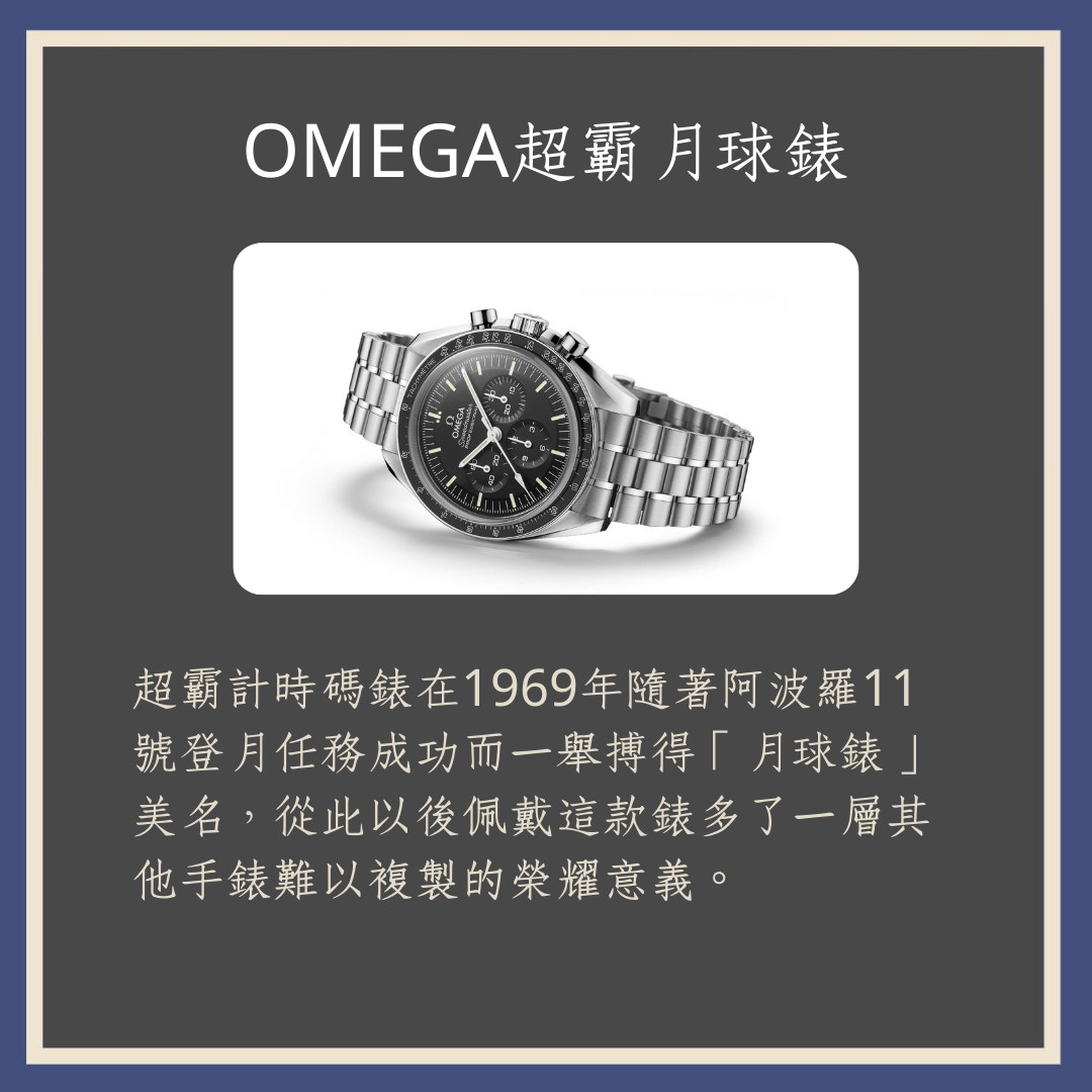 勞力士以外，保值手錶推薦Top3（01製圖／Omegawatches）