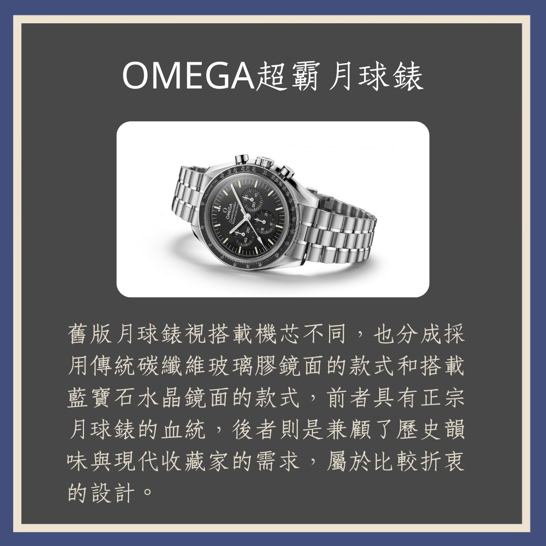 勞力士以外，保值手錶推薦Top3（01製圖／Omegawatches）