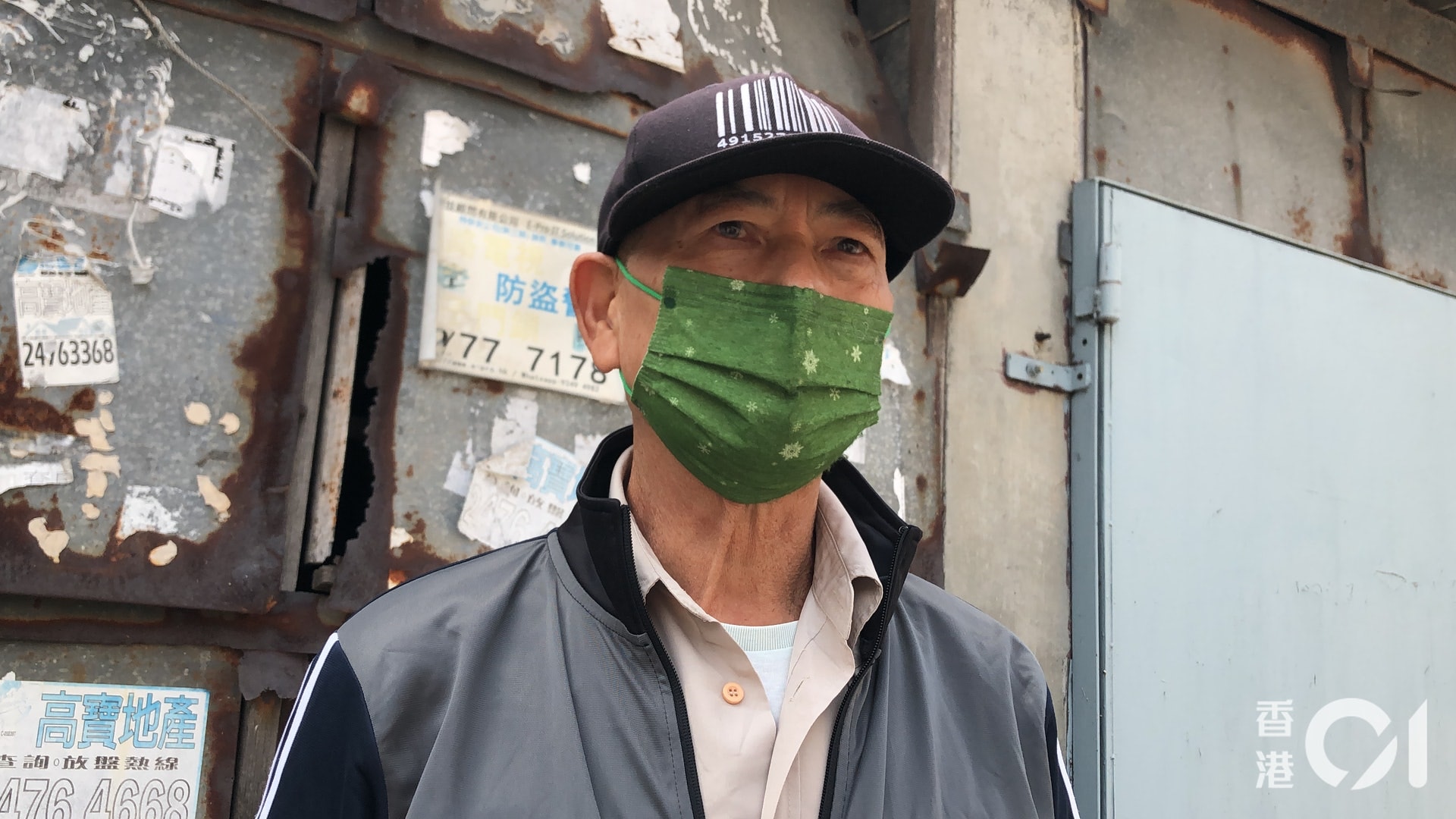 屯門新村村長陶兆林。（鄧詠中攝）