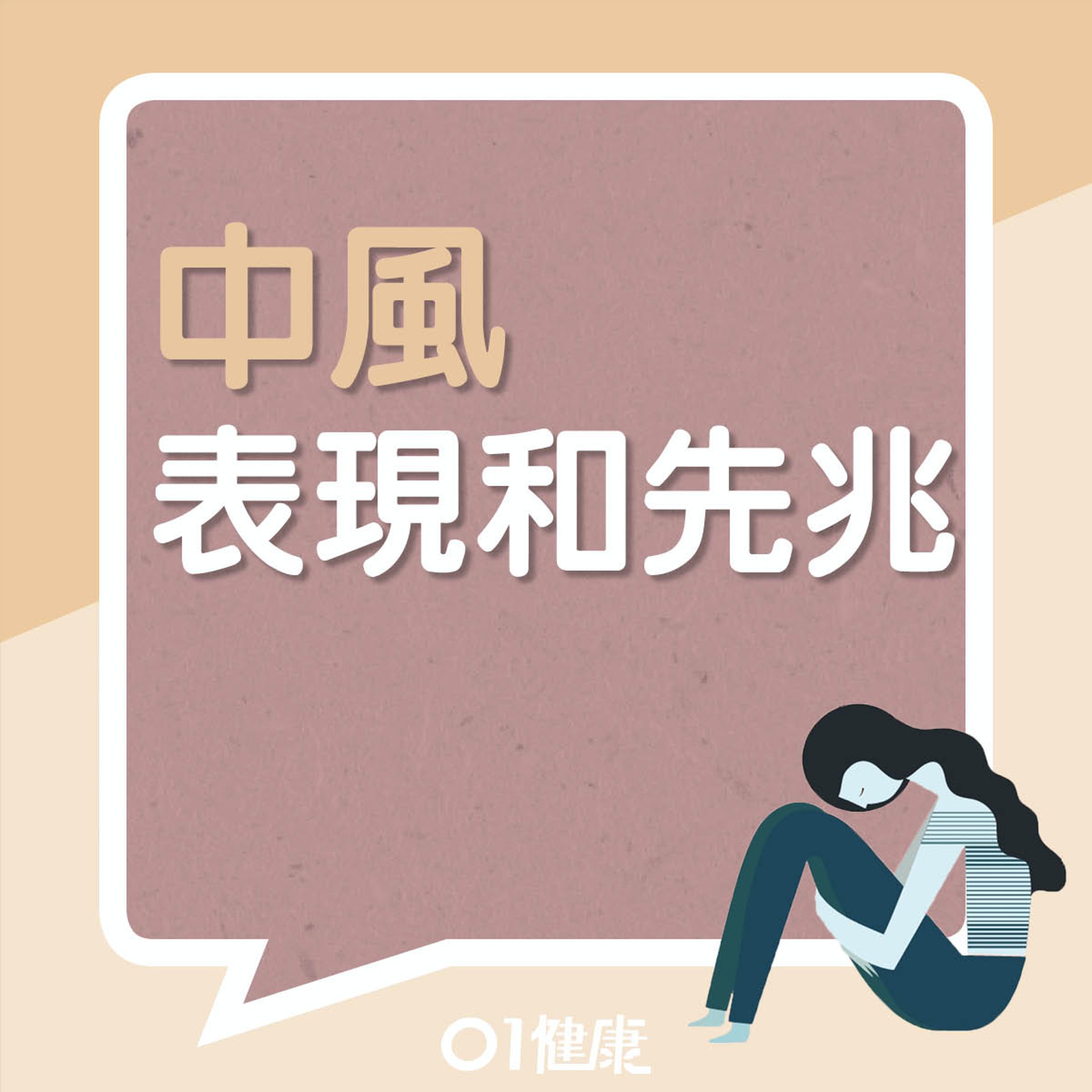 中醫看中風主要臨床表現和先兆(01製圖) 中醫看中風主要臨床表現和先兆(01製圖)