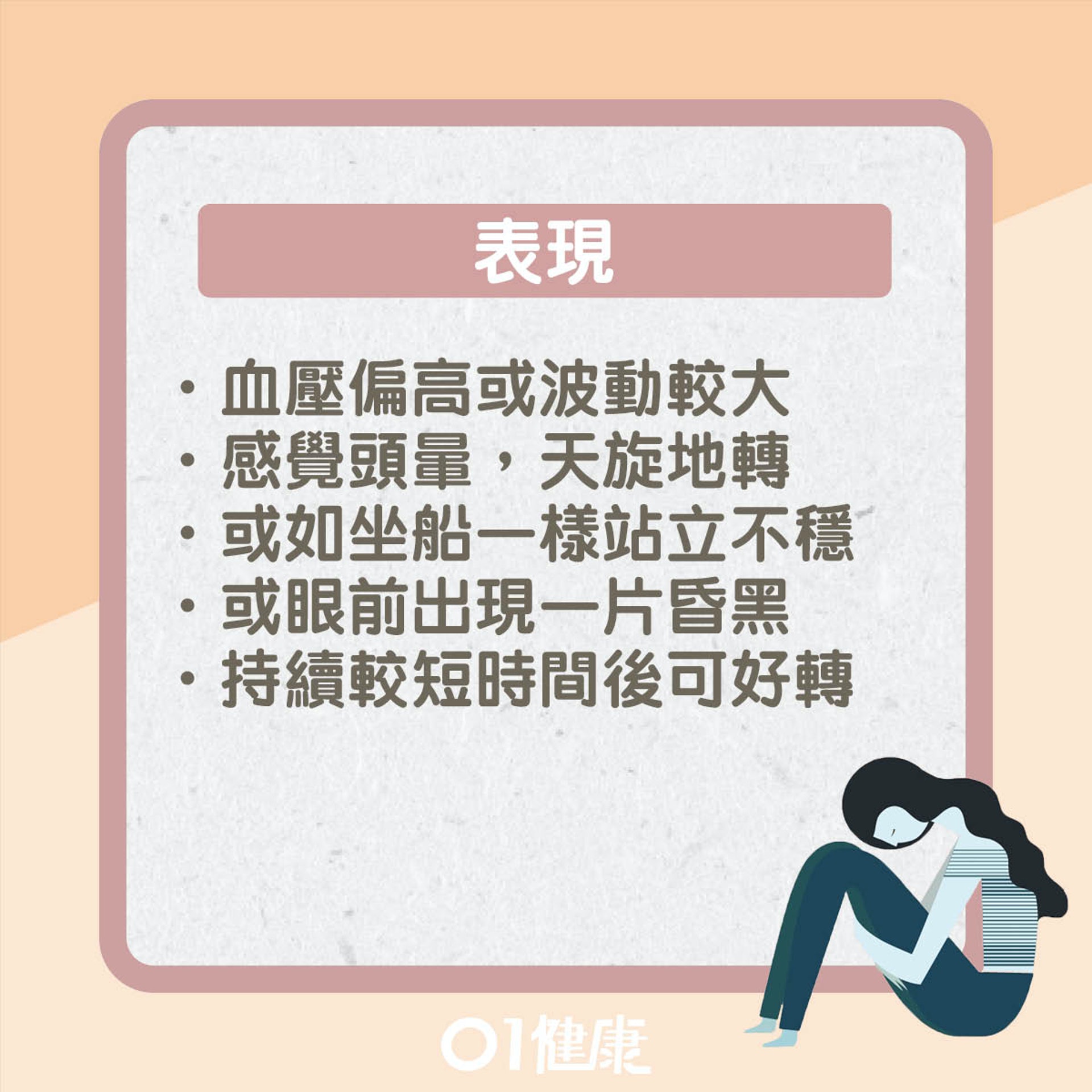 中醫看中風主要臨床表現和先兆(01製圖) 中醫看中風主要臨床表現和先兆(01製圖)