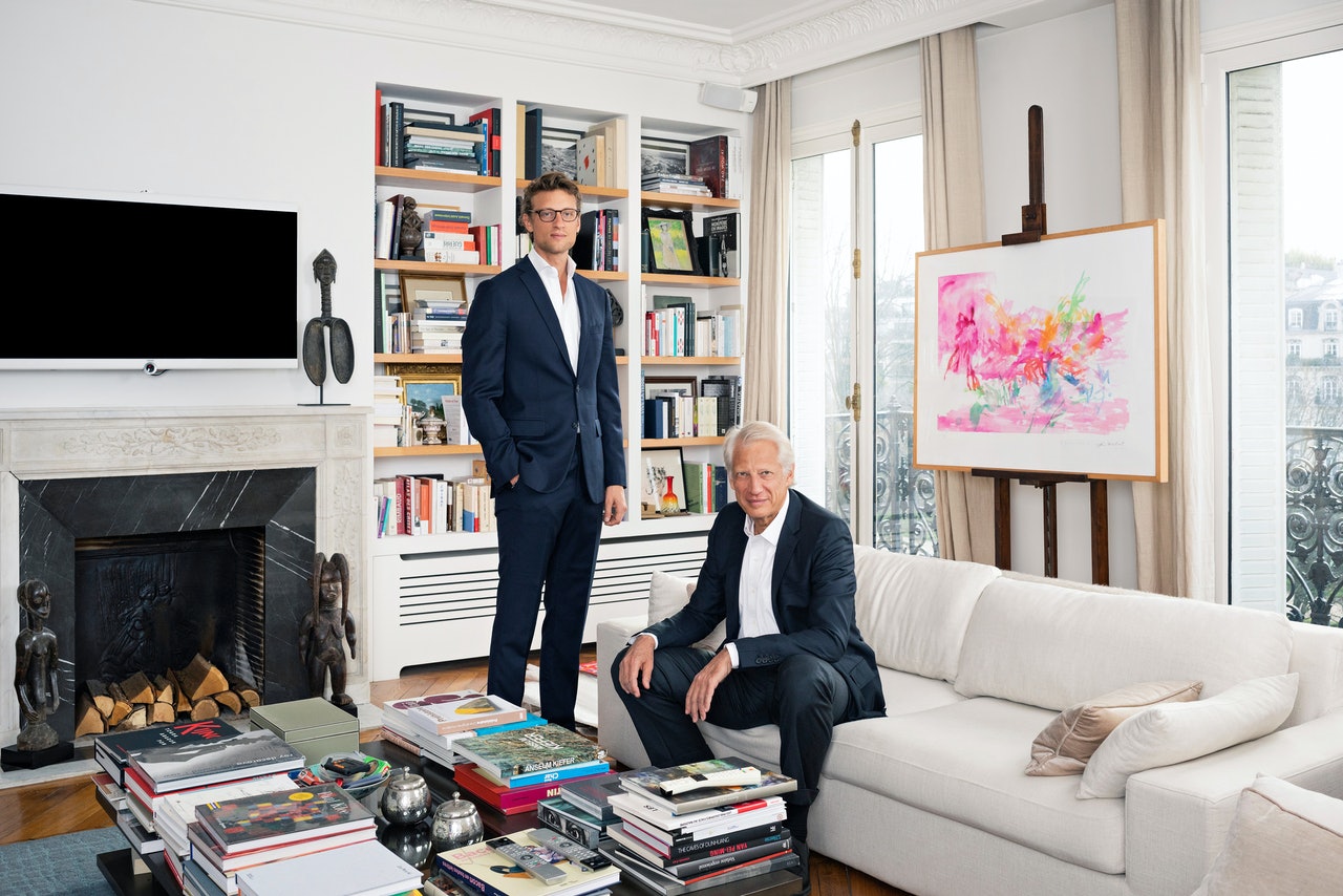 Arthur de Villepin(左)的父親是前法國總理Dominique de Villepin(右)。(受訪者提供) Arthur de Villepin(左)的父親是前法國總理Dominique de Villepin(右)。(受訪者提供)