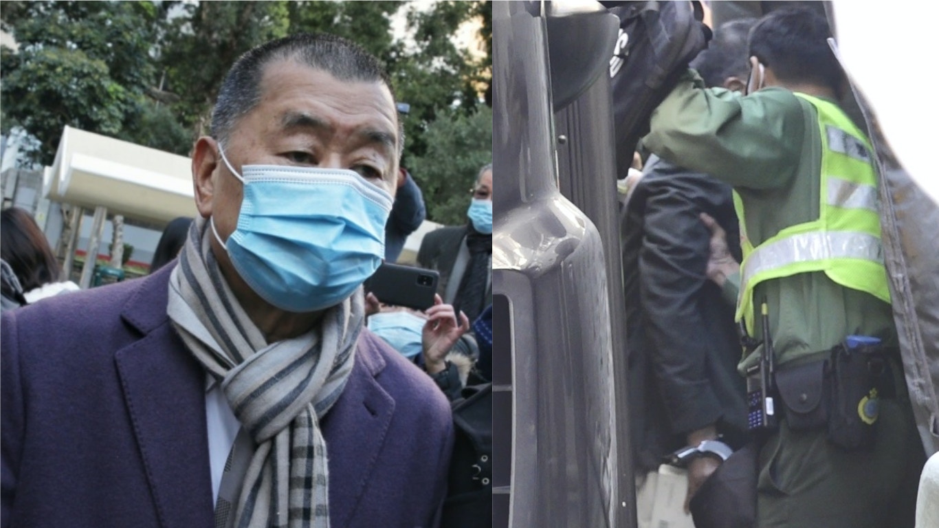 黎智英保釋｜律政司指《國安法》門檻高很多求撤黎擔保押後判