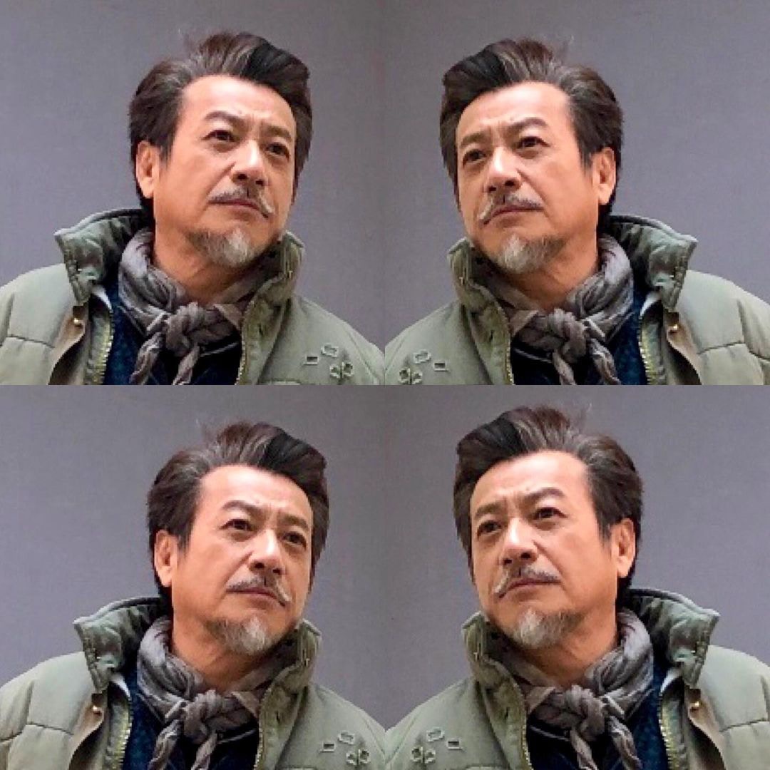 石修在IG寫道︰「從未留過這長的鬍子，就是為了《十月初五的月光》」，雖然已經72歲，但一樣好有型！（Instagram@sheksau）