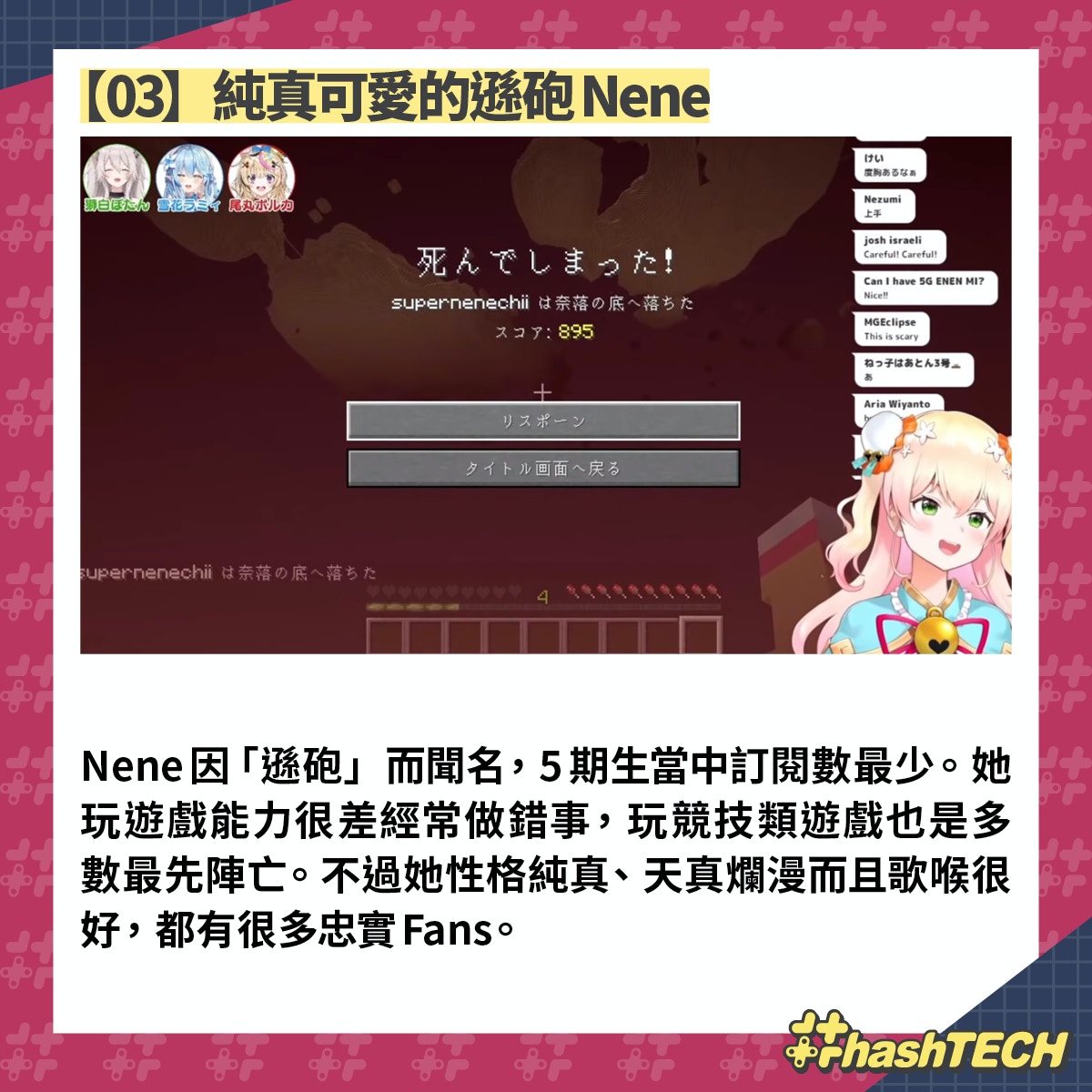 Hololive Vtuber桃鈴nene造型終於去中國化9件事看清變裝風波 香港01 遊戲動漫