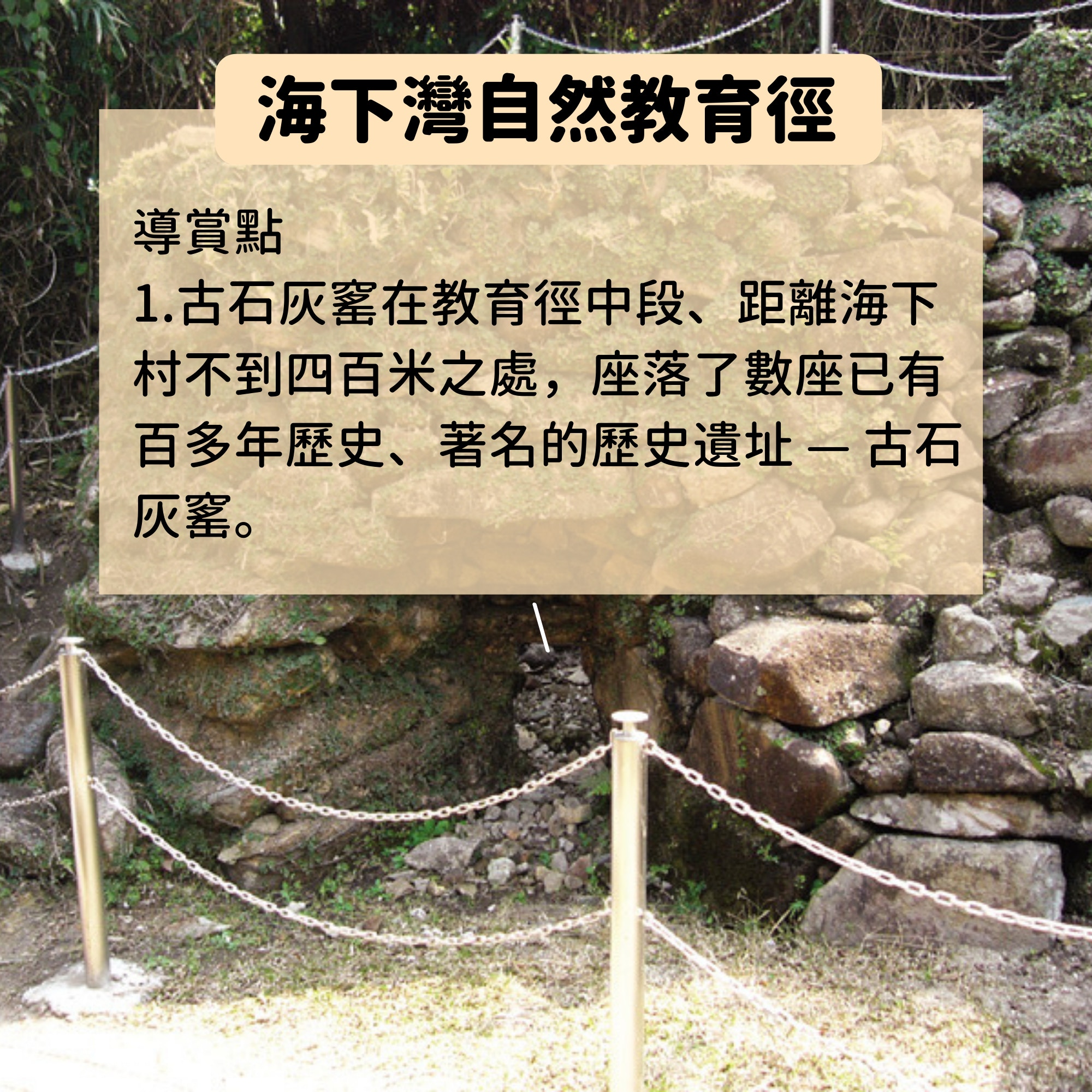 海下灣自然教育徑（01製圖/野外動向授權使用）