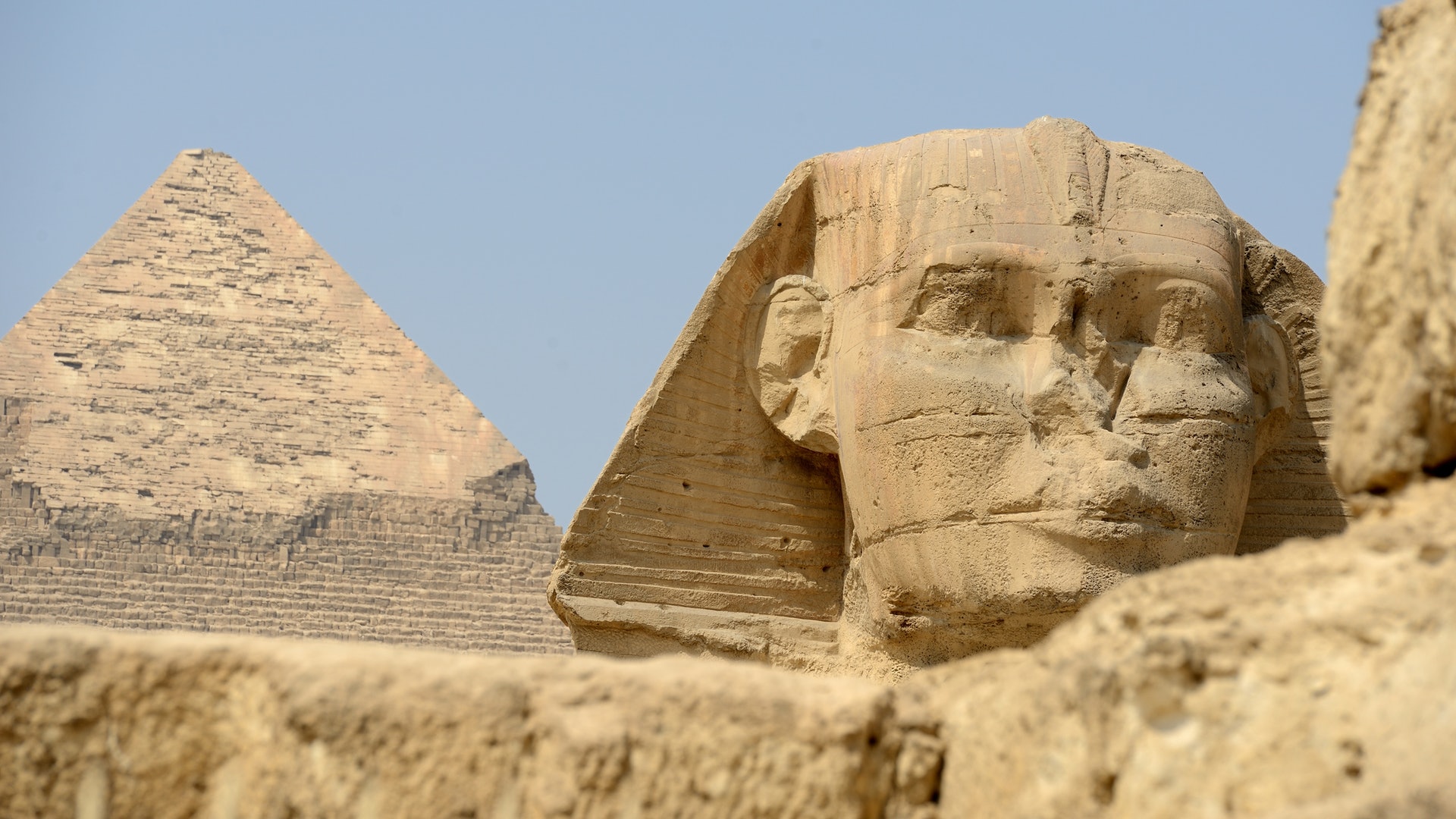 埃及金字塔及獅身人面像。（視覺中國）