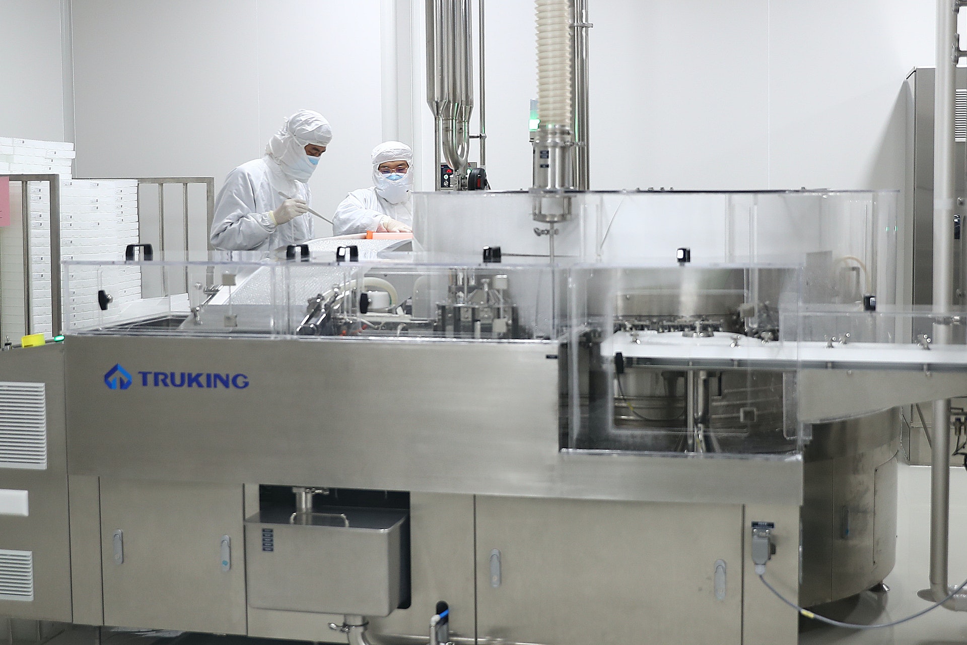 【新冠疫苗】科興疫苗製造過程。(新華社) 【新冠疫苗】科興疫苗製造過程。(新華社)