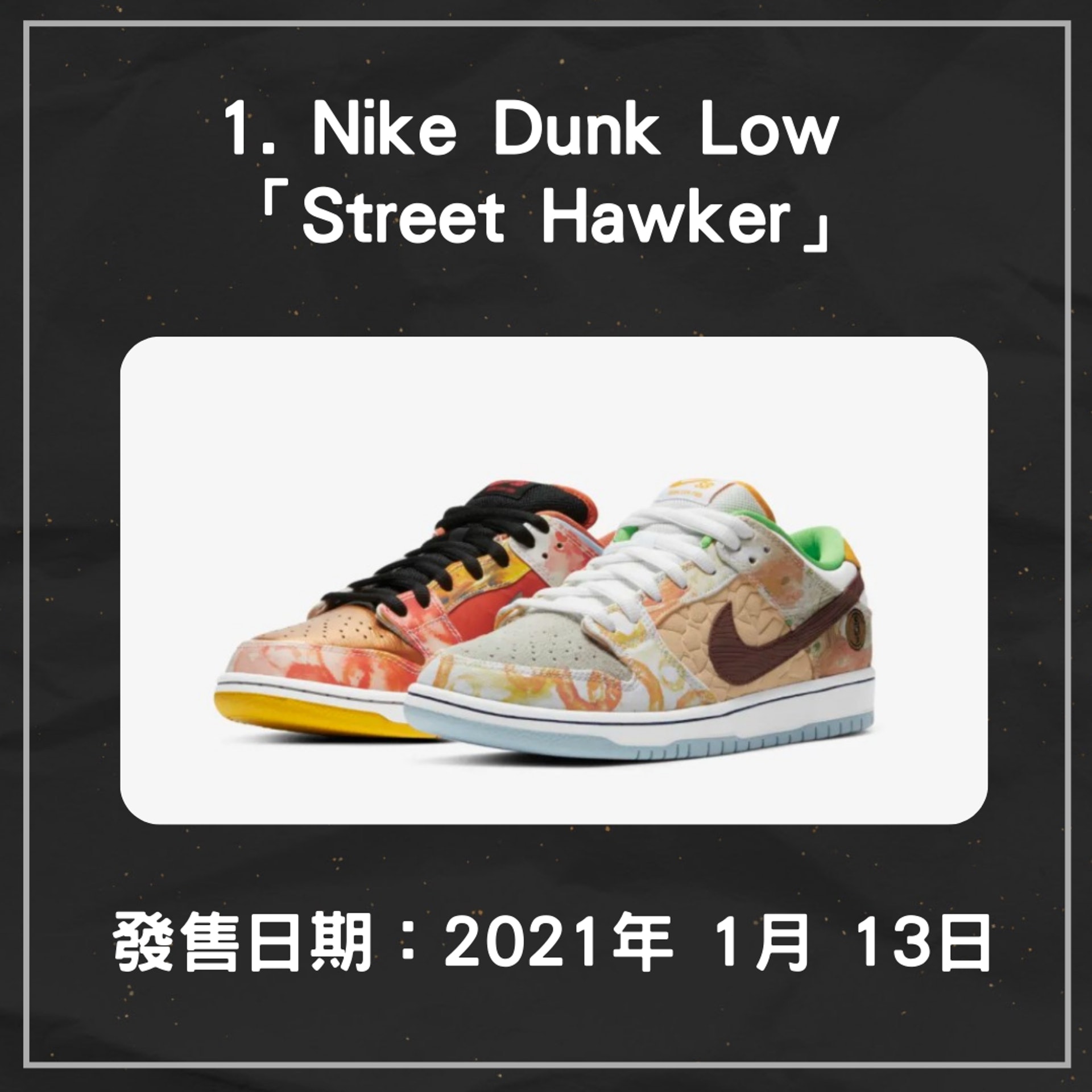 2021年十款大熱潮流球鞋(01製圖/nike.com) 2021年十款大熱潮流球鞋(01製圖/nike.com)