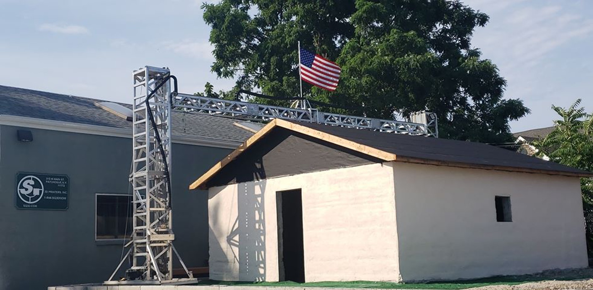 3D列印房子(SQ4D官網圖片) 3D列印房子(SQ4D官網圖片)