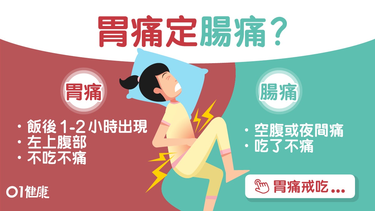 胃痛|不吃不痛還是吃了不痛?分清腸痛胃痛4要點戒辣防不適! 胃痛|不吃不痛還是吃了不痛?分清腸痛胃痛4要點戒辣防不適!