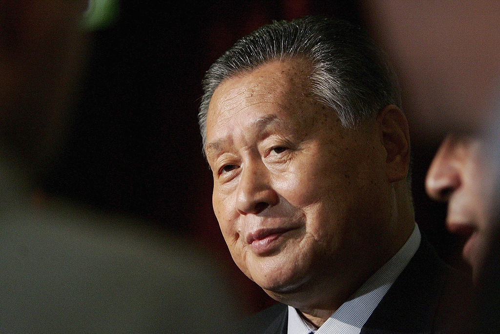 森喜朗擔任日本首相期間已曾多次有爭議言論，包括在2000年5月時說「日本是以天皇為中心的神之國，希望國民在徹底了解這點的基礎上從事各種活動」，引發政壇風波。圖為他2005年11月到訪愛爾蘭（Getty）