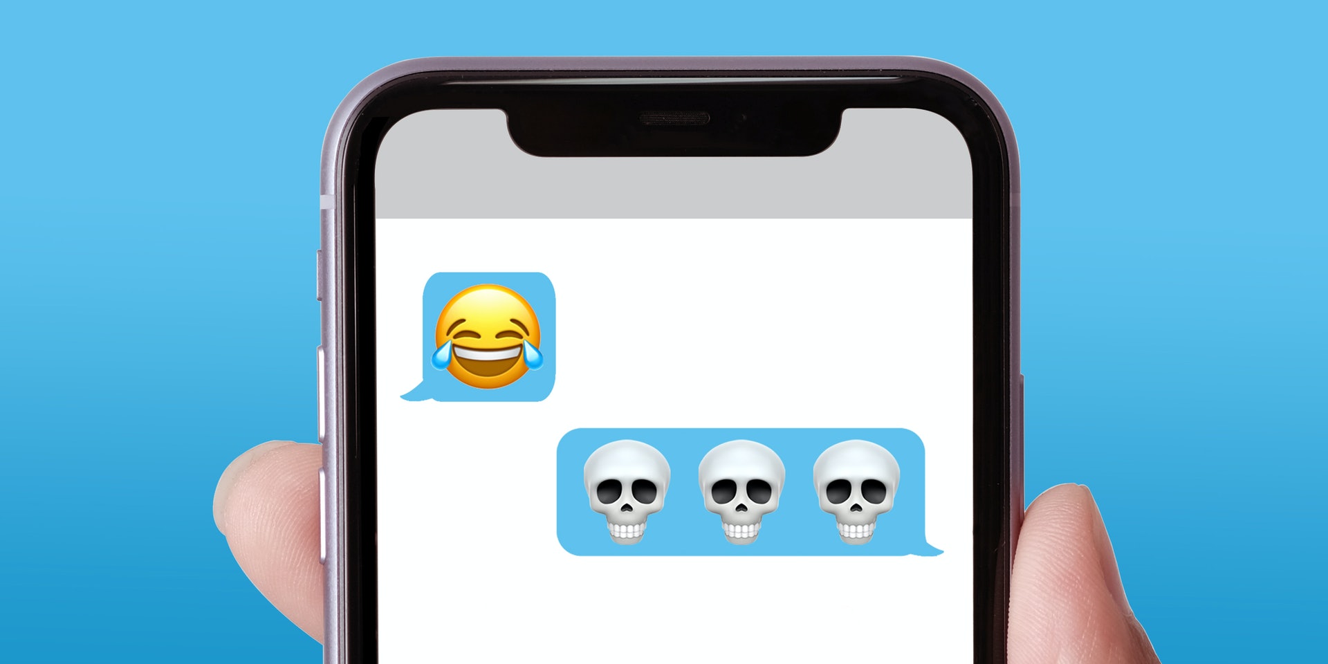 要表達一樣事情真的十分惹笑，新一代更傾向使用骷髏骨頭 Emoji 去表達「真的有趣到死」（圖 Today Show）