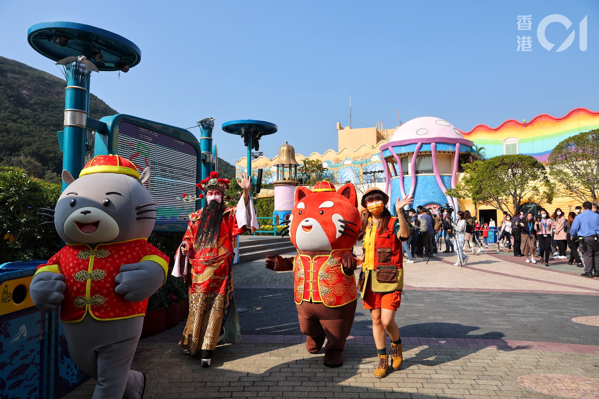 2021年6月3日至30日期間入海洋公園、並已接種最少一劑疫苗的訪客,可每人獲贈一套園內優惠券。(資料圖片/羅君豪攝) 2021年6月3日至30日期間入海洋公園、並已接種最少一劑疫苗的訪客,可每人獲贈一套園內優惠券。(資料圖片/羅君豪攝)