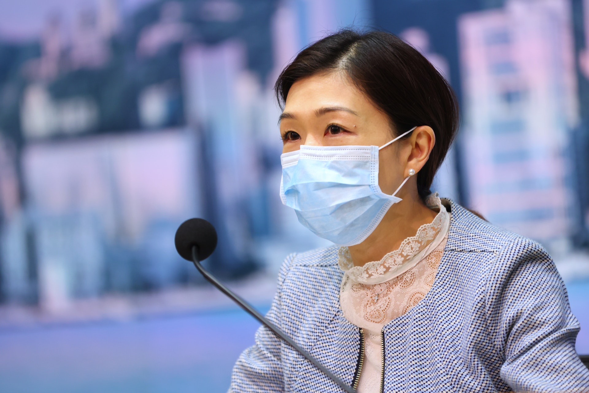 醫院管理局總行政經理(病人安全及風險管理)何婉霞。(羅君豪攝) 醫院管理局總行政經理(病人安全及風險管理)何婉霞。(羅君豪攝)