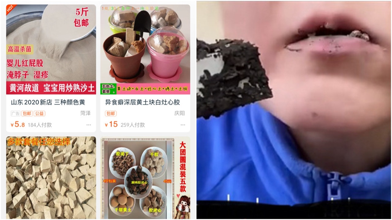 異食癖|「吃土」短片引36萬人圍觀 內地商家睇準商機賣土製品 異食癖|「吃土」短片引36萬人圍觀 內地商家睇準商機賣土製品