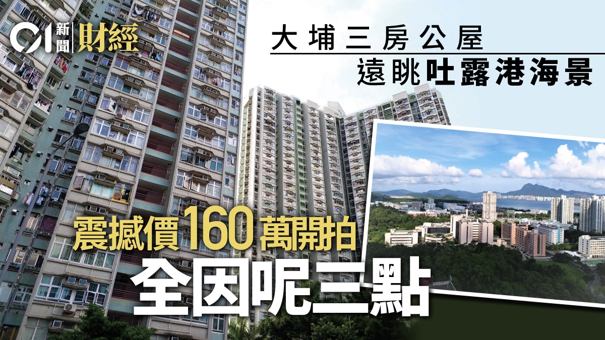 單位直擊 大埔富亨邨海景戶160萬開拍低市價50 有三大原因 香港01 地產樓市