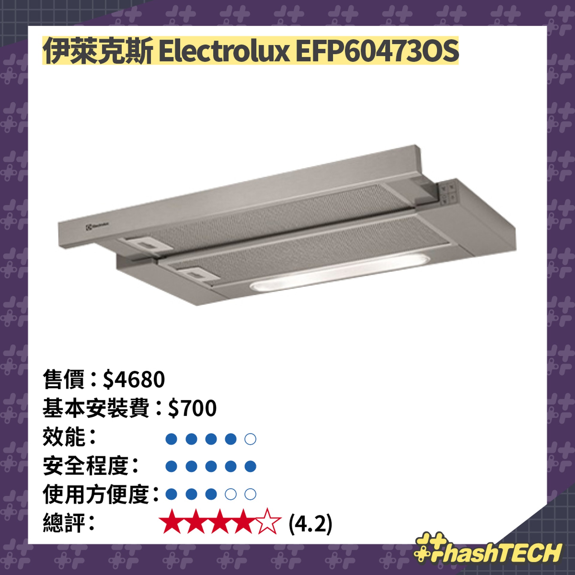 伊萊克斯 Electrolux EFP60473OS