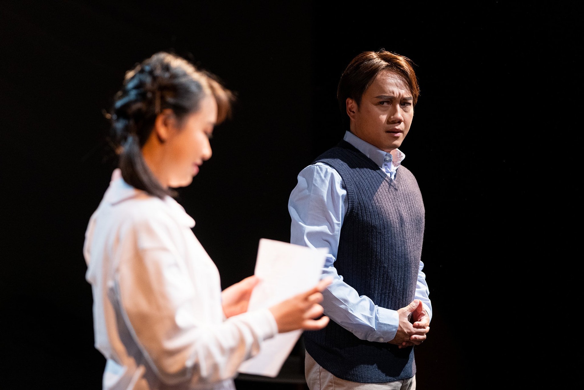 陳仕文近年醉心舞台劇演出,現為A2創作社創作總監。(受訪者提供圖片) 陳仕文近年醉心舞台劇演出,現為A2創作社創作總監。(受訪者提供圖片)