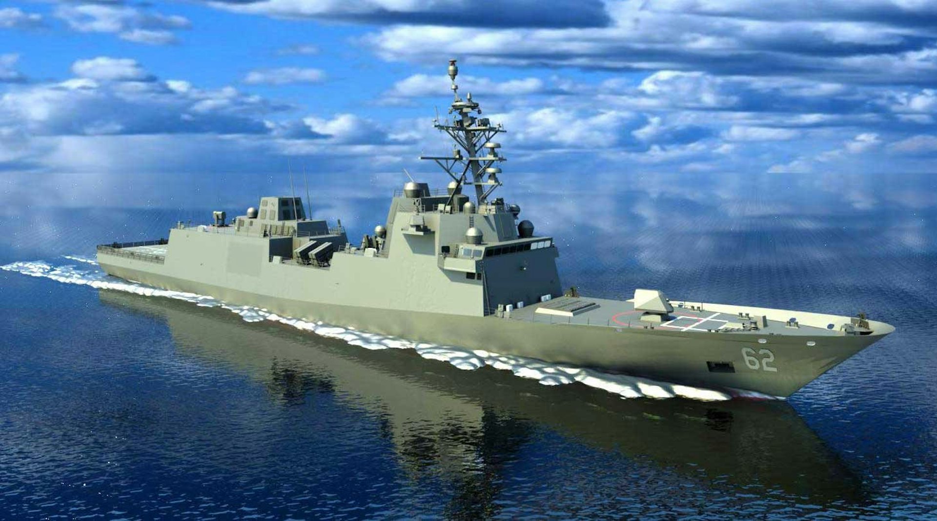 「星座級」護衛艦被認為是海軍最新銳的新一代主力水面艦;然而,這艘「野心勃勃」的新艦,現在卻面臨到成本低估、設計未定案、建造延宕、重量爆增、速度性能恐被犧牲等問題。(圖片取自船廠Fincantieri集團)