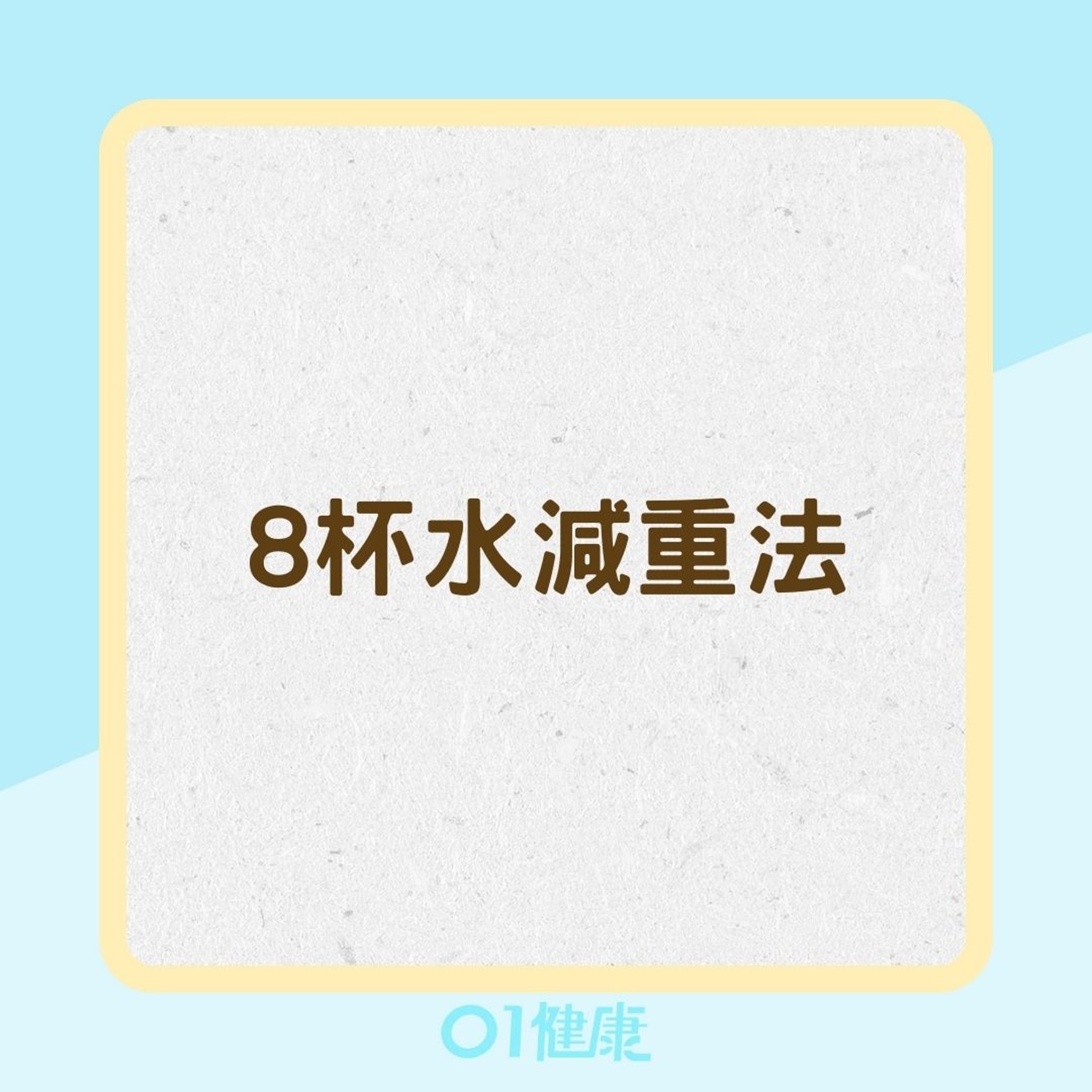 8杯水減重法(01製圖) 8杯水減重法(01製圖)
