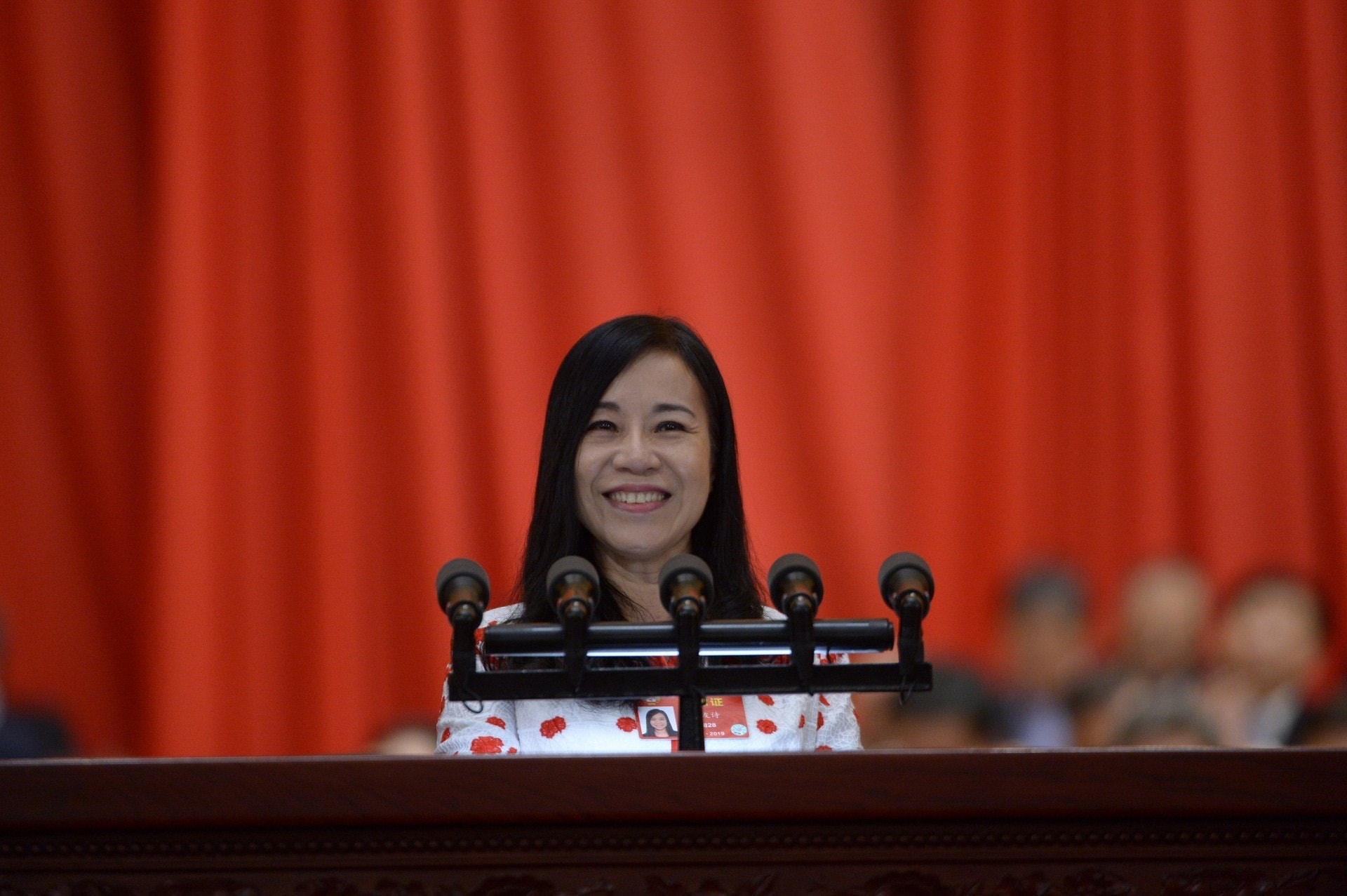 兩年前的全國政協會議上，凌友詩的發言為不少人留下深刻印象。（VCG）