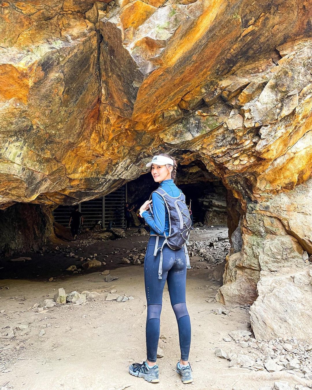 朱智賢去了蓮麻坑礦洞行山。（朱智賢Instagram）