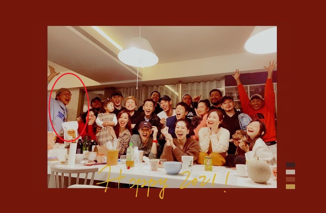 孫其君和郭雪芙（紅圈示）更於上月情人節雙雙出席吳宗憲女兒吳姍儒的派對。（Instagram：@sandywis）