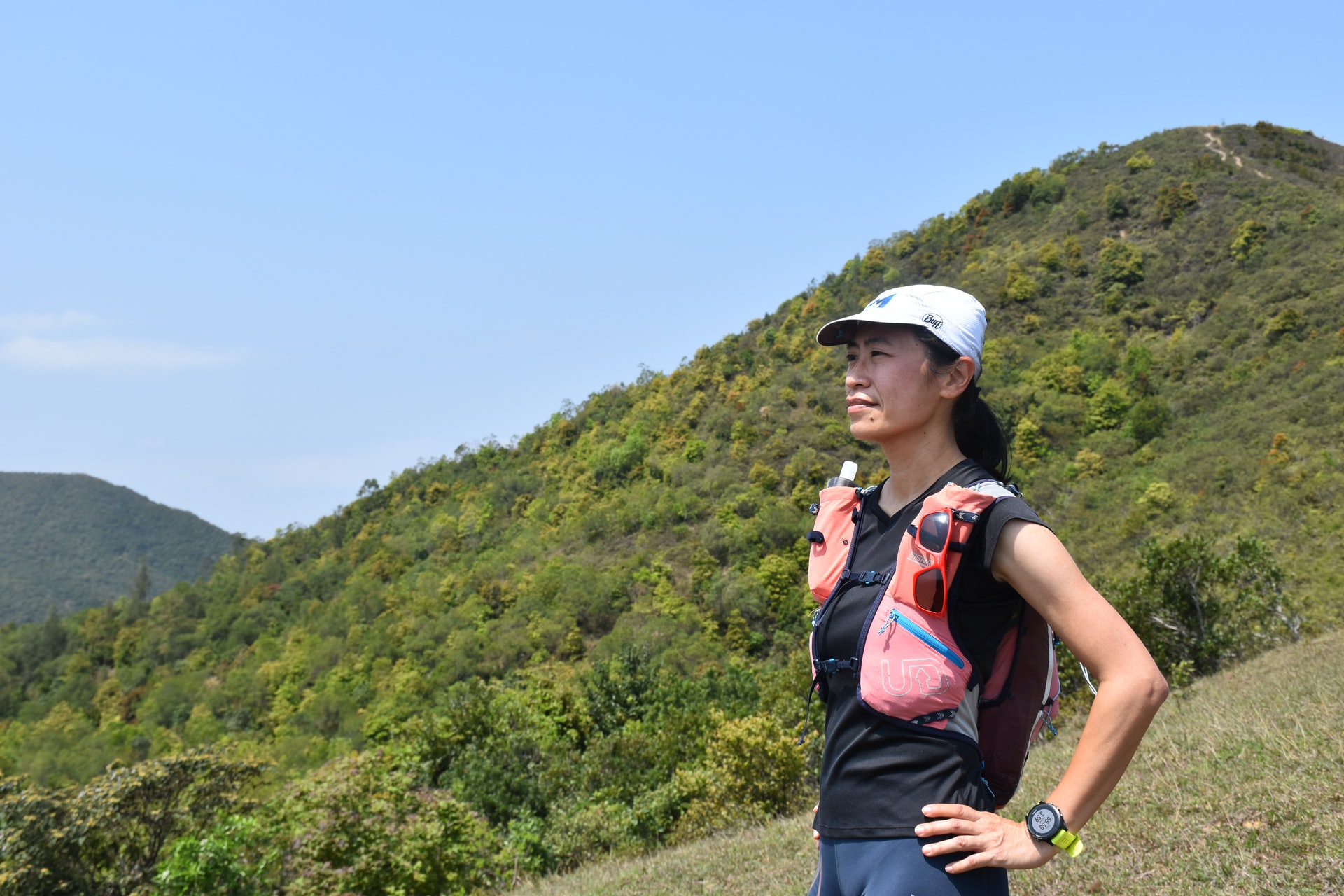 鄭茹蕙擔心觀景台落成後,人流增多會造成安全問題。(顏銘輝攝) 鄭茹蕙擔心觀景台落成後,人流增多會造成安全問題。(顏銘輝攝)