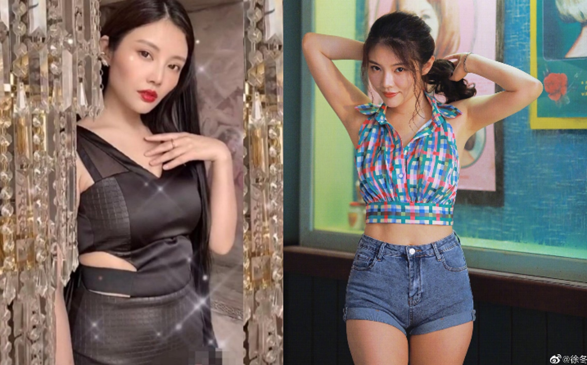 徐冬冬被嘲肥了不少。(微博圖片﹑徐冬冬微博圖片)