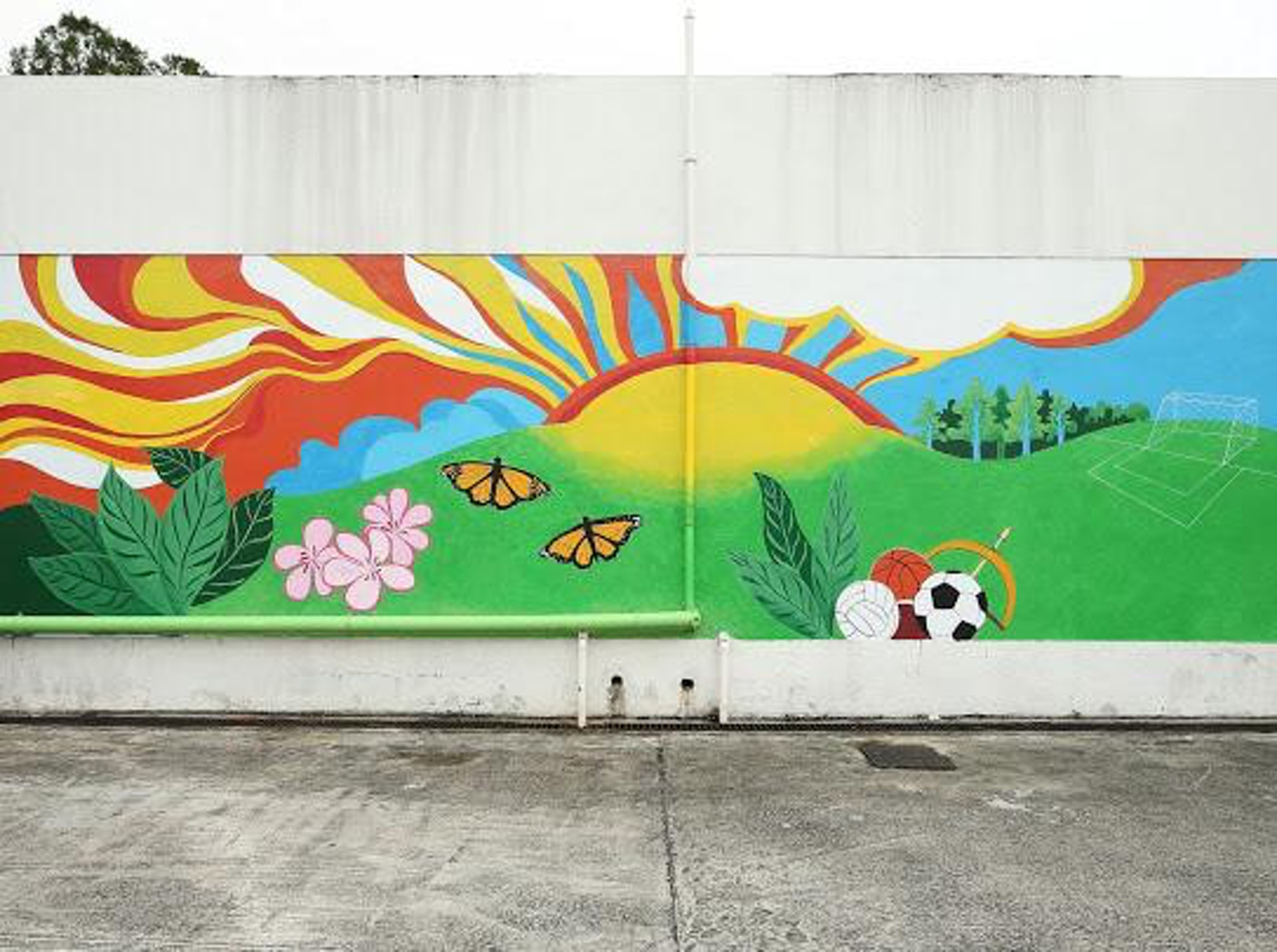 香港常被人稱作「石屎森林」,但要為城市加添色彩和生氣,一些壁畫藝術或已能帶來改變。(「畫美麗香港」提供圖片) 香港常被人稱作「石屎森林」,但要為城市加添色彩和生氣,一些壁畫藝術或已能帶來改變。(「畫美麗香港」提供圖片)