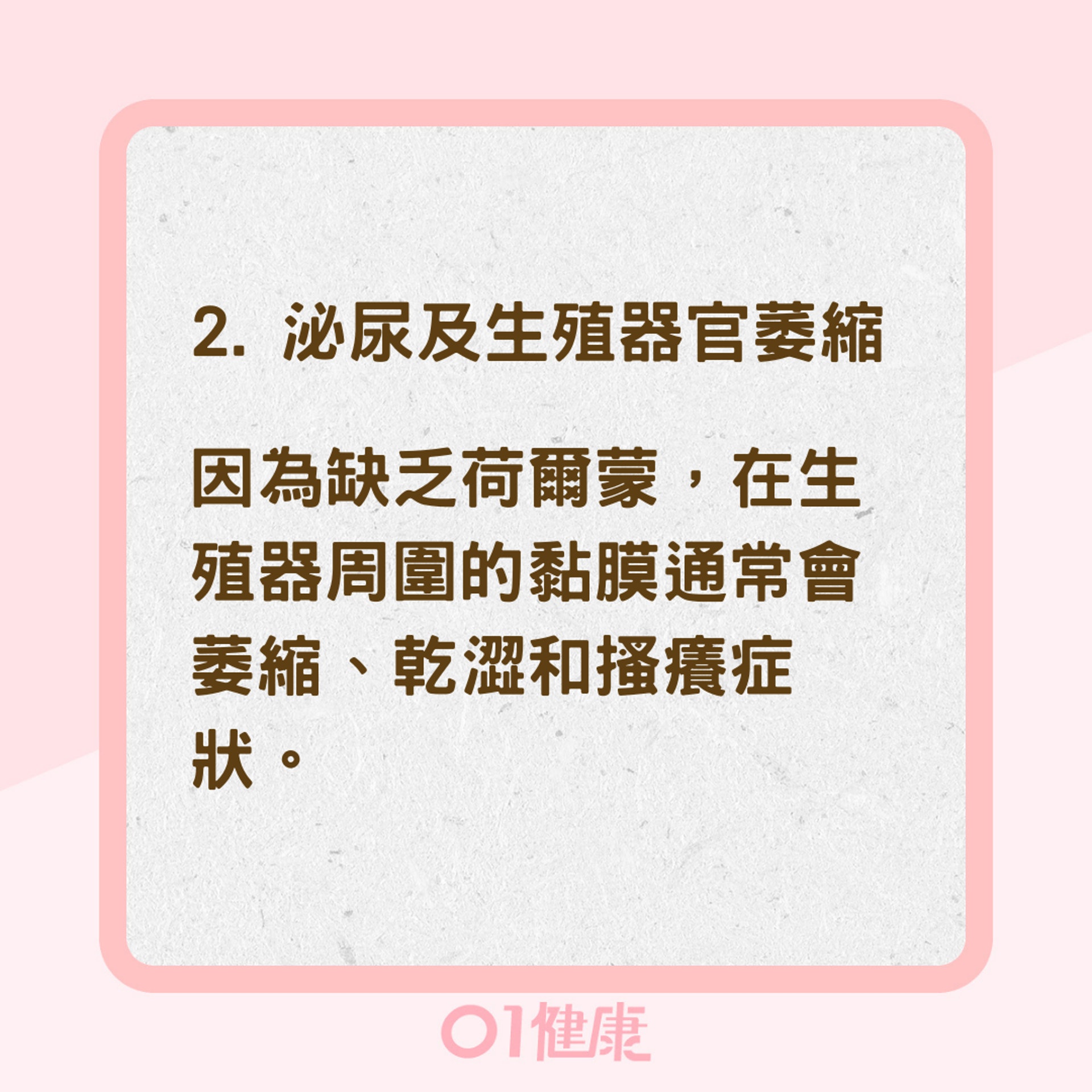 更年期綜合症症狀（01製圖）