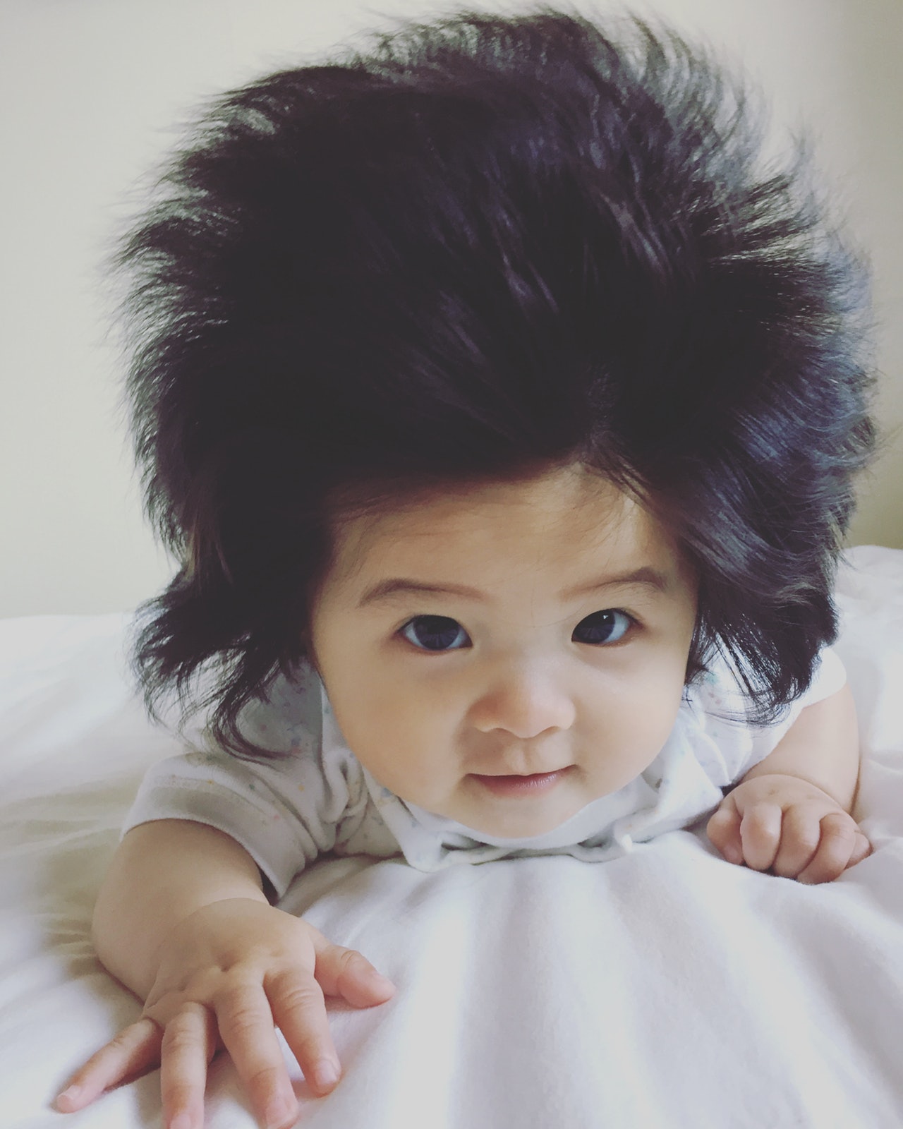 Chanco自小已髮量驚人。(Instagram / @babychanco) Chanco自小已髮量驚人。(Instagram / @babychanco)